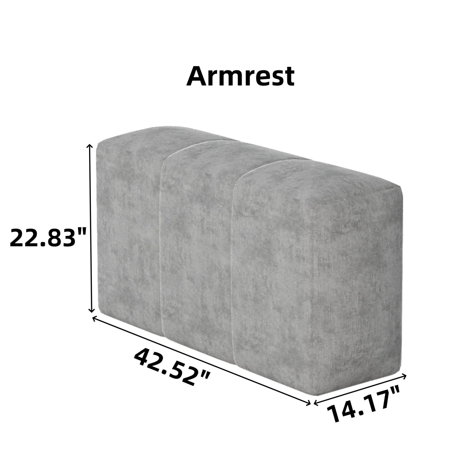 Luxury Modular Chenille Sectional Sofa Modern Italian Style for Villa