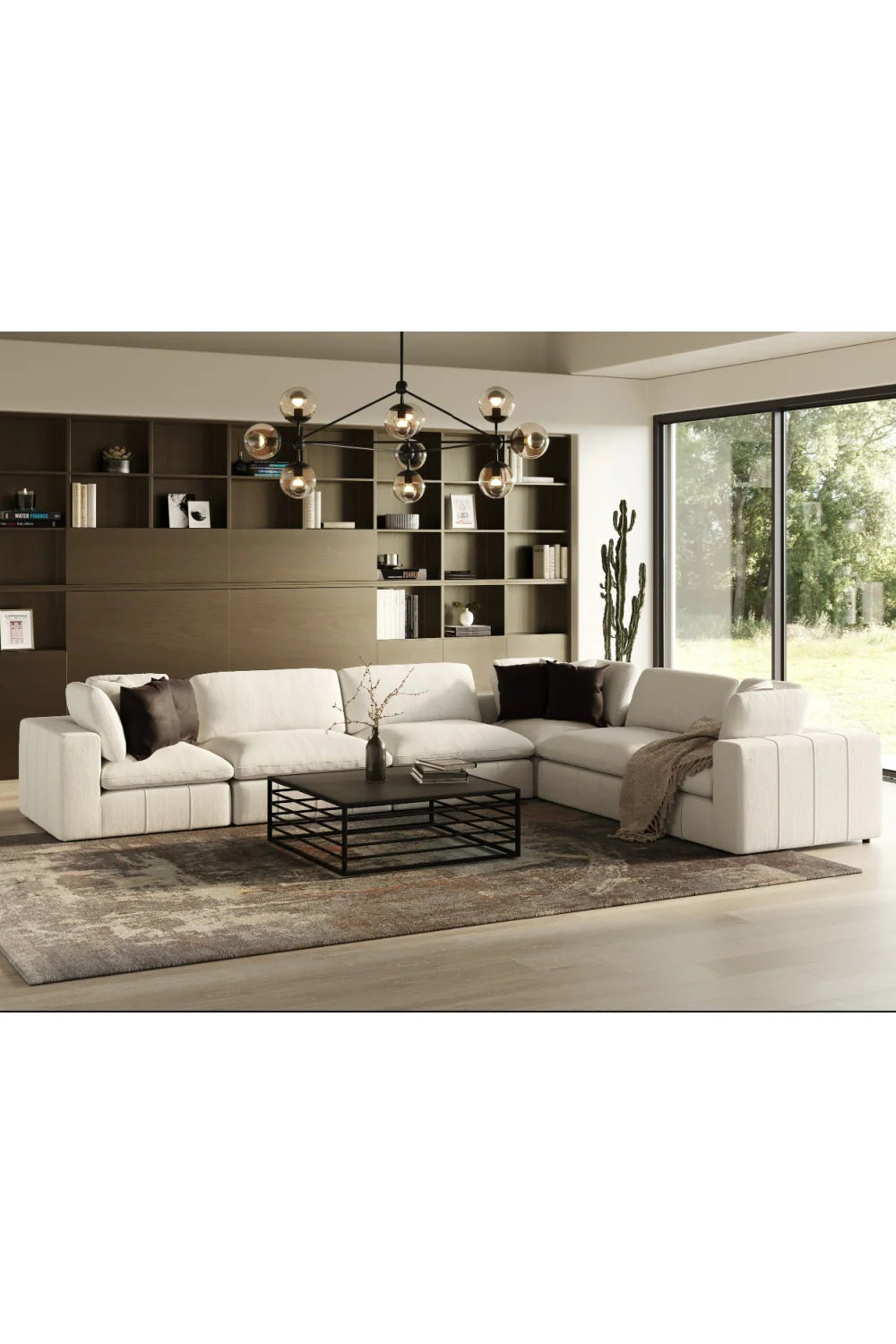 Luxury Modular Corner Sofa Modern Italian Style for Villa