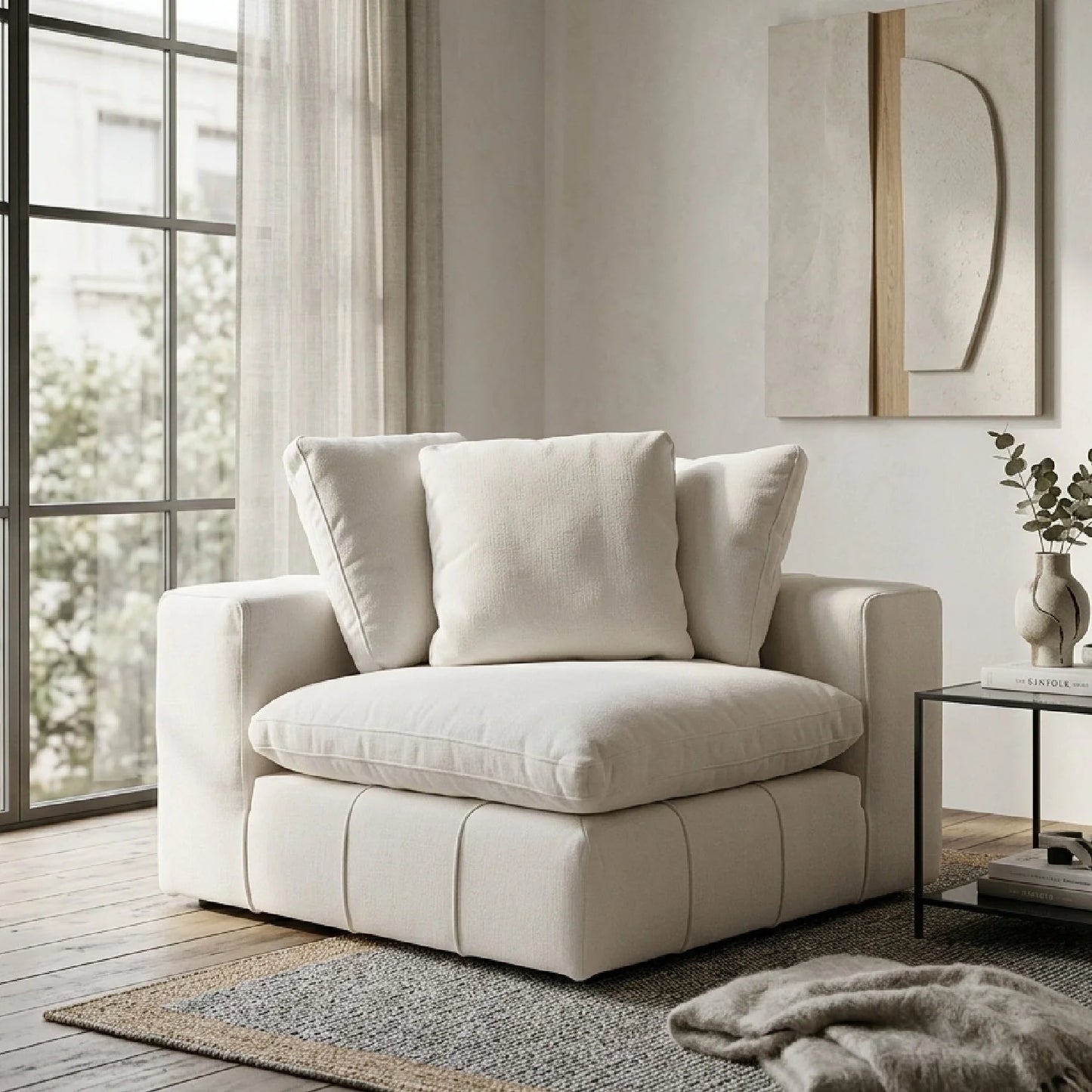 Luxury Modular Corner Sofa Modern Italian Style for Villa