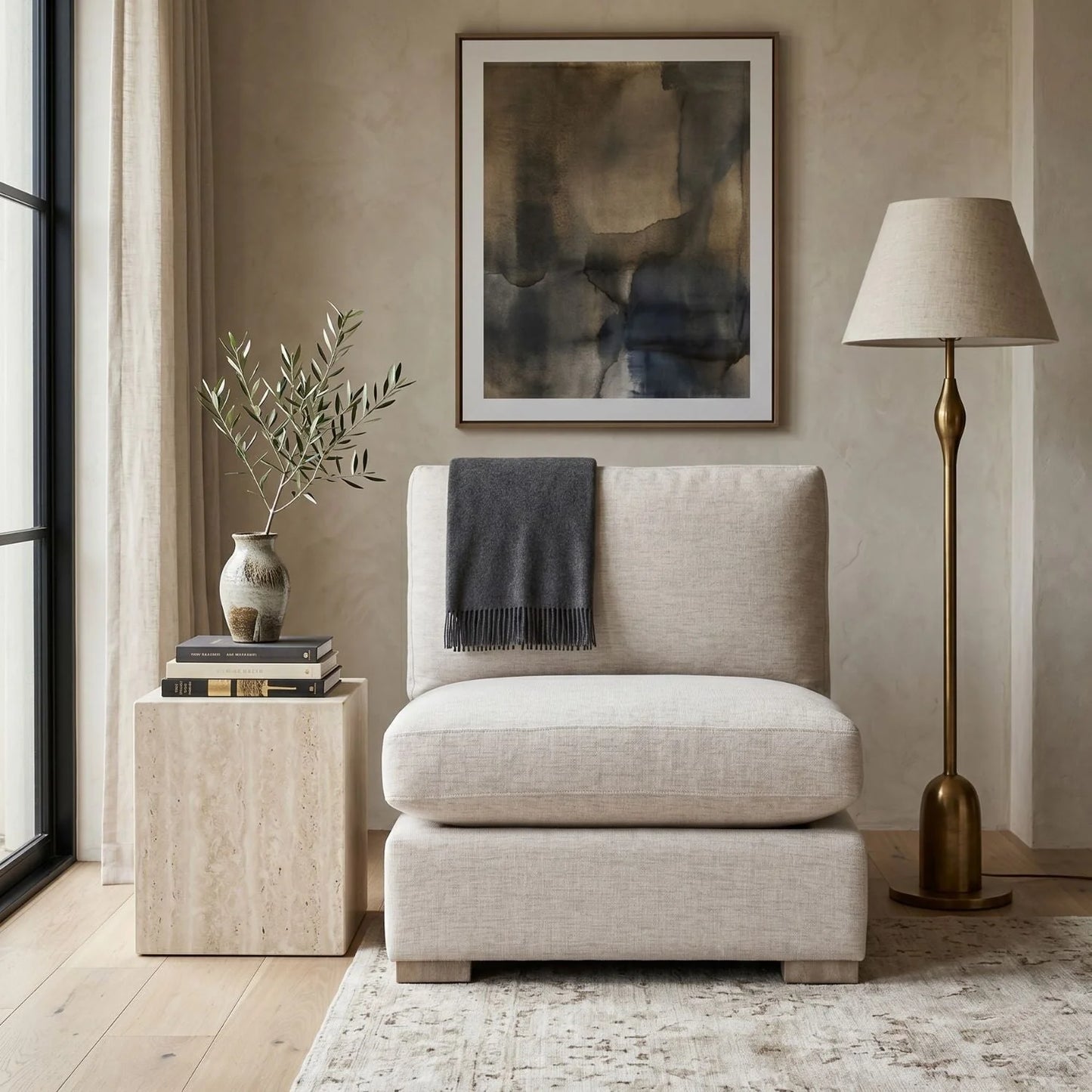 Luxury Modular Fabric Sofa Modern Italian Style for Villa