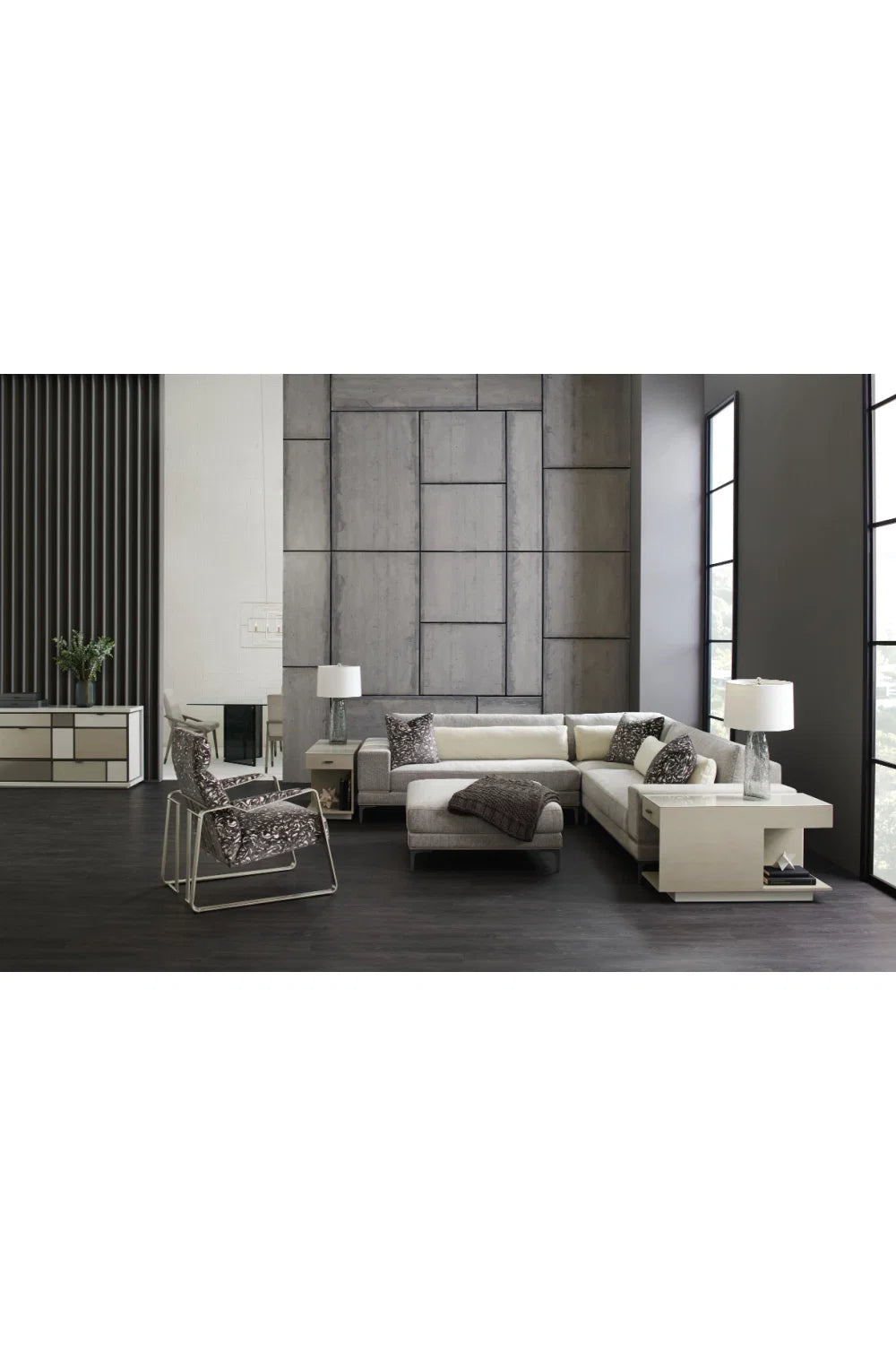 Luxury Modular Fabric Sofa Modern Italian Style for Villa