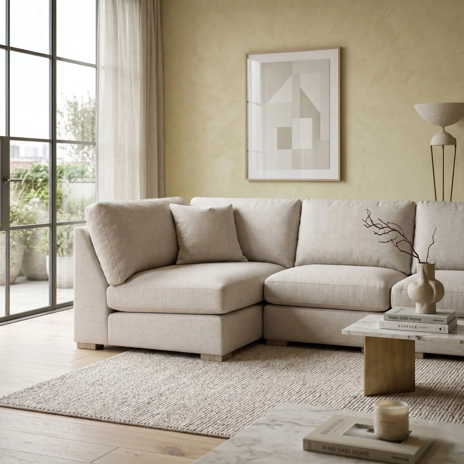 Luxury Modular Fabric Sofa Modern Italian Style for Villa