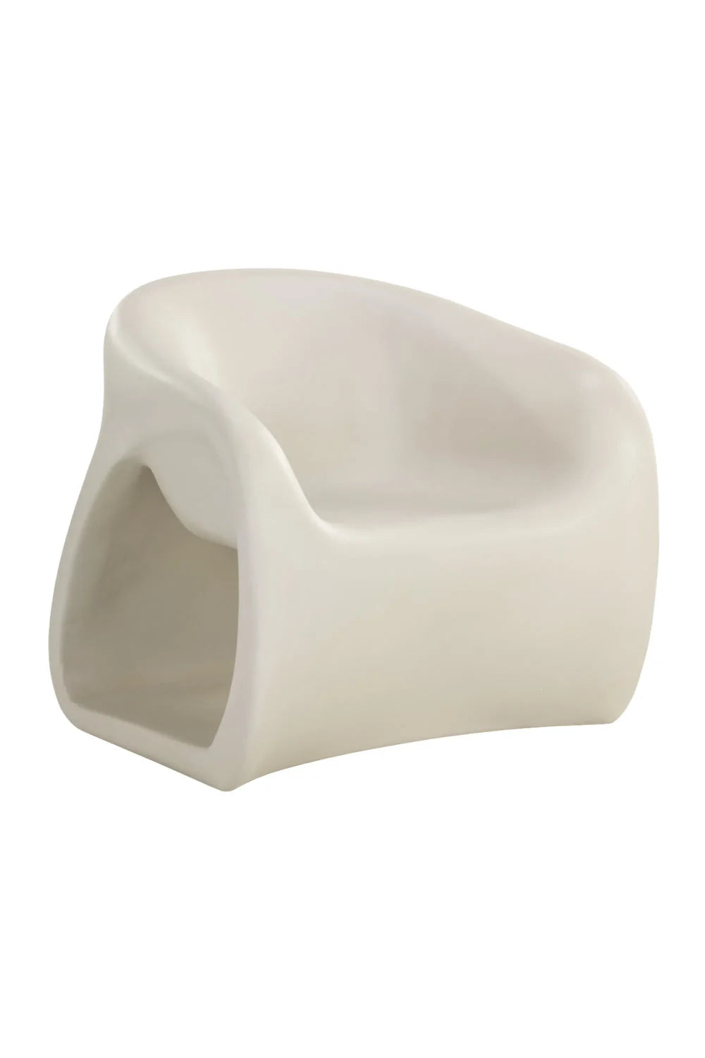 Luxury Molded Concrete Lounge Chair European Style for Villa