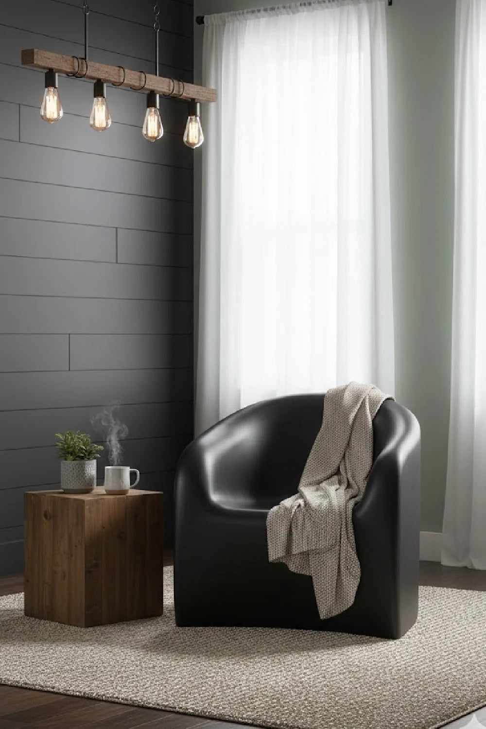 Luxury Molded Concrete Lounge Chair European Style for Villa