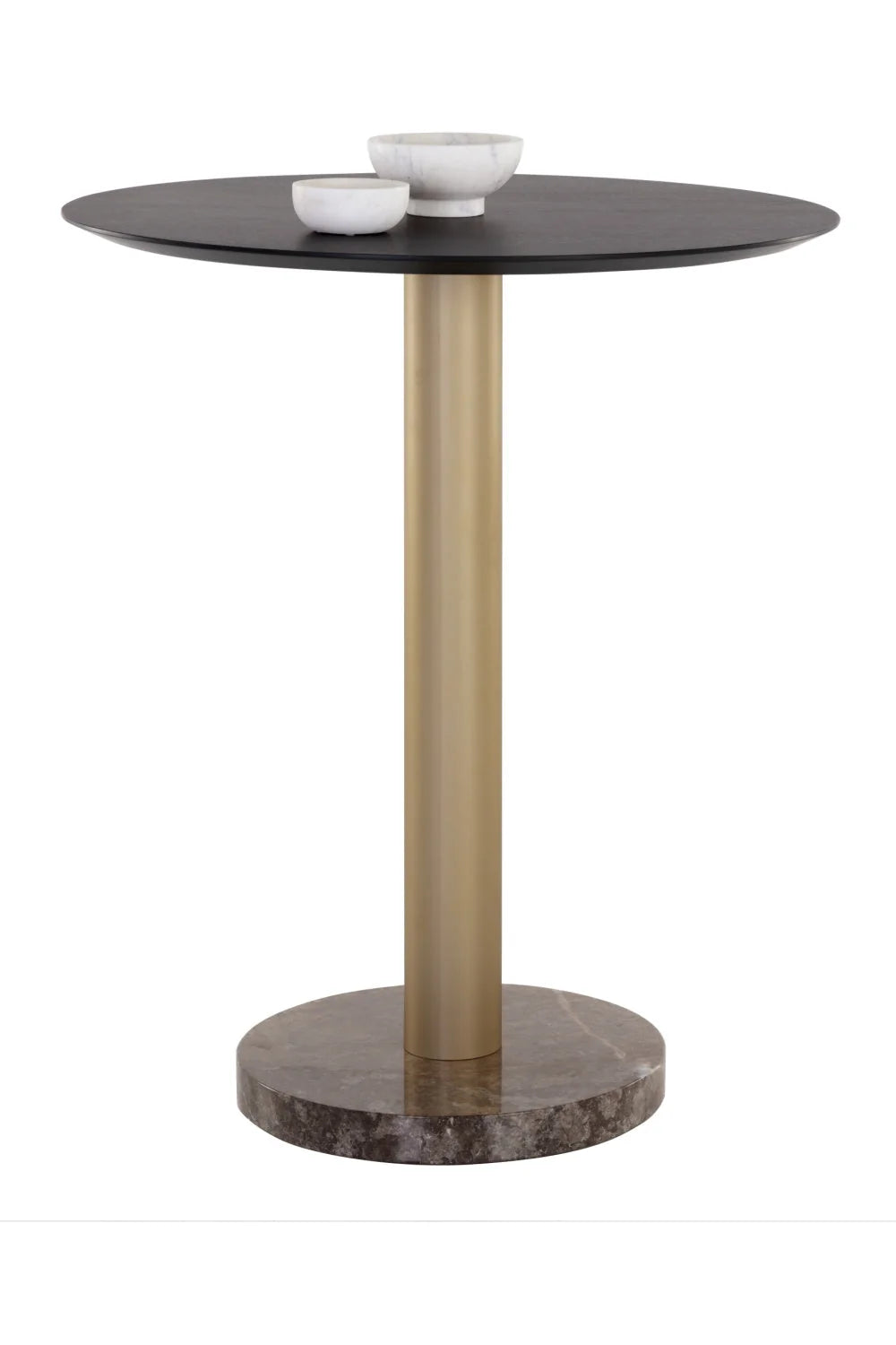 Luxury Monaco Oak Bar Table Modern Italian Style for Villa