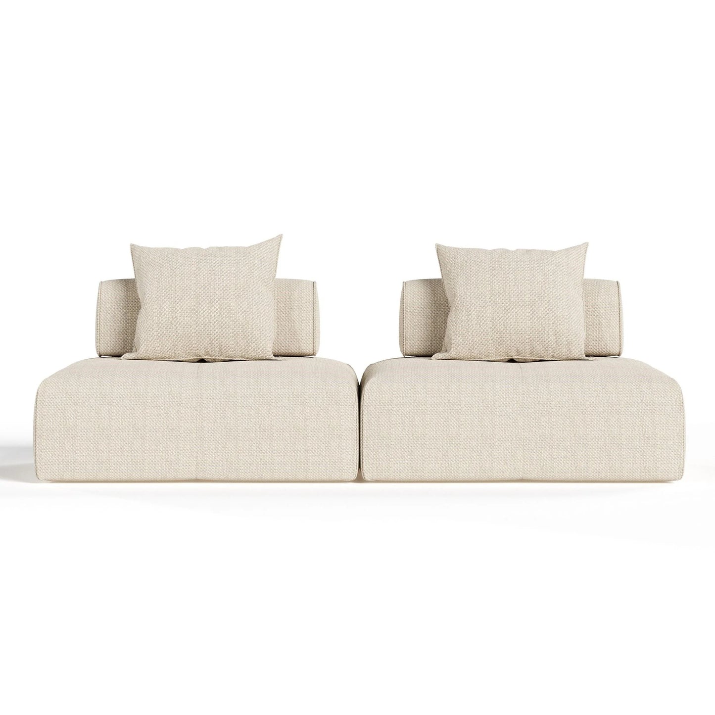 Luxury Mondo Fabric Modular Sectional Modern Italian Style for Villa