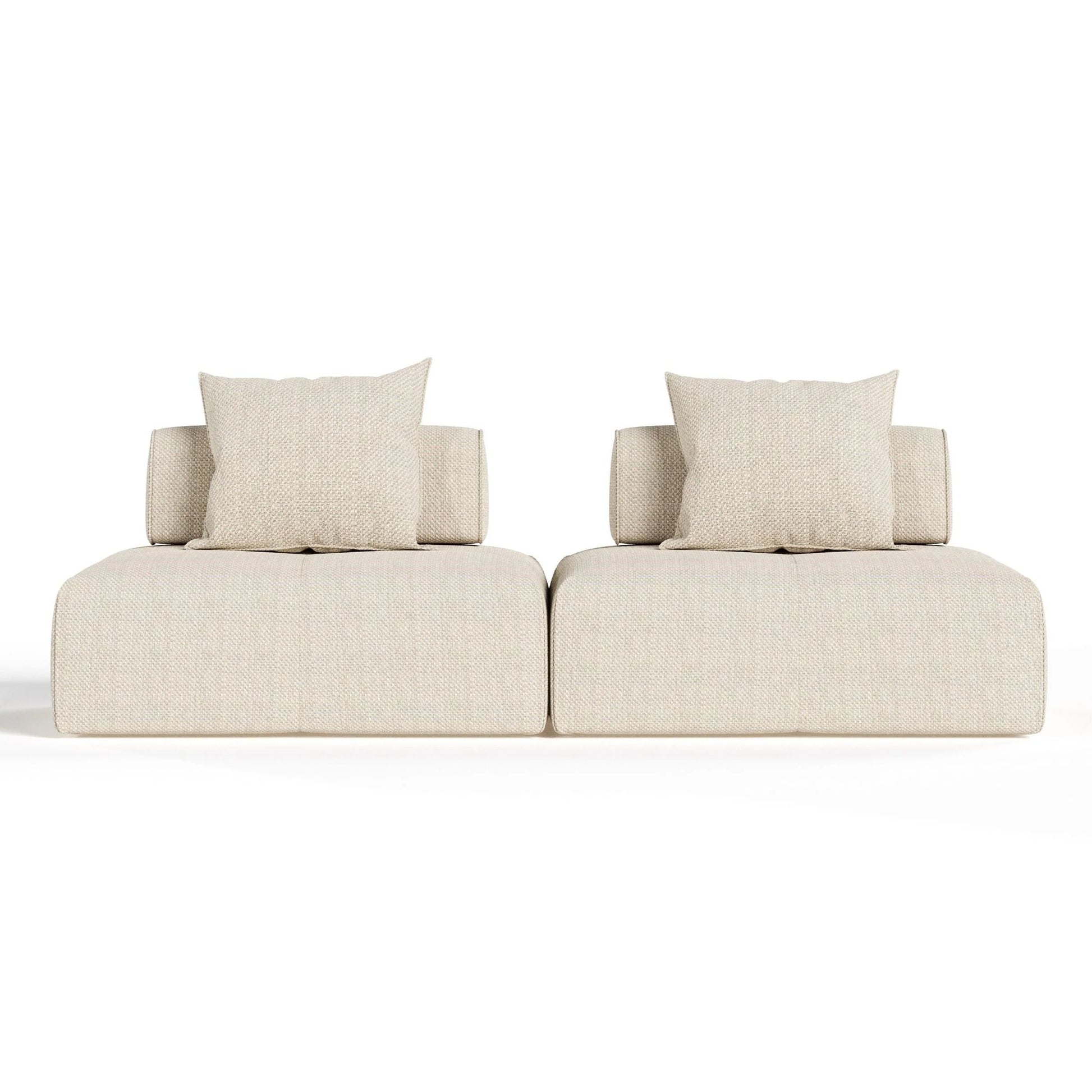 Luxury Mondo Fabric Modular Sectional Modern Italian Style for Villa