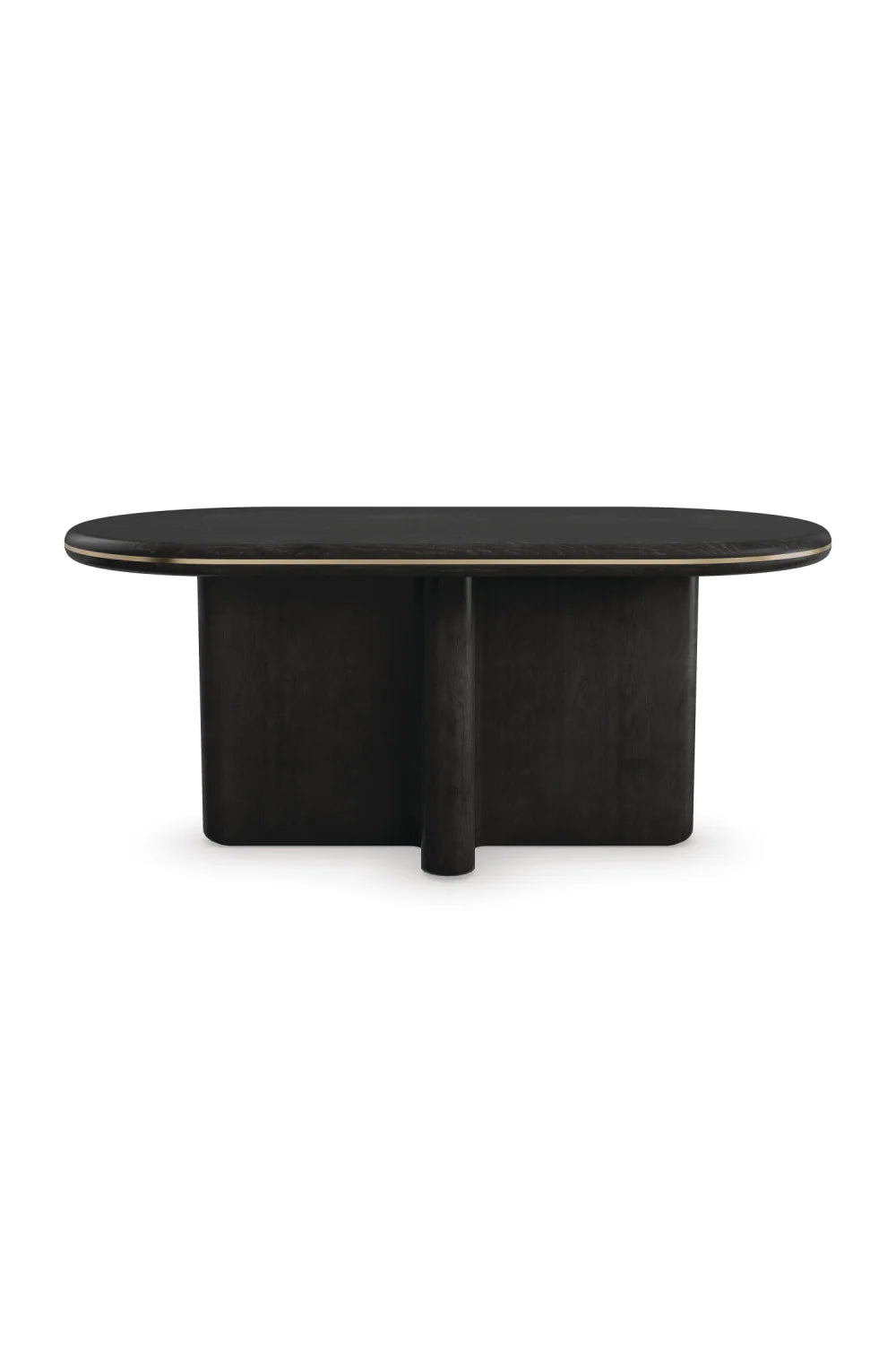Luxury Monty Oval Dining Table Modern Italian Style for Villa