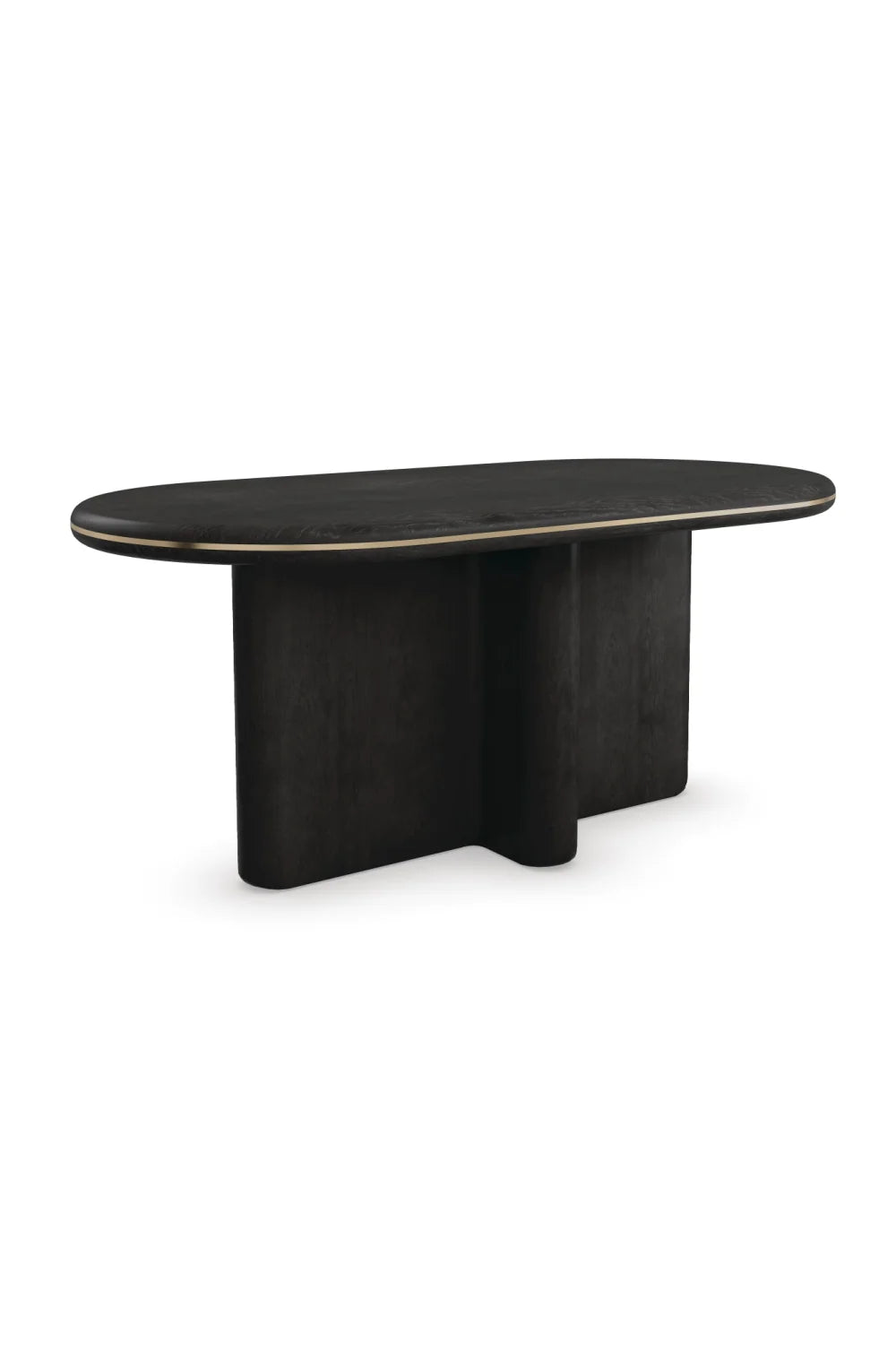 Luxury Monty Oval Dining Table Modern Italian Style for Villa