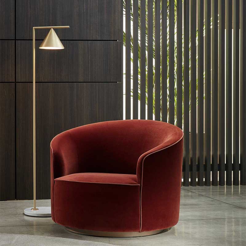 Luxury Moon Lounge Armchair Modern Italian Style for Villa