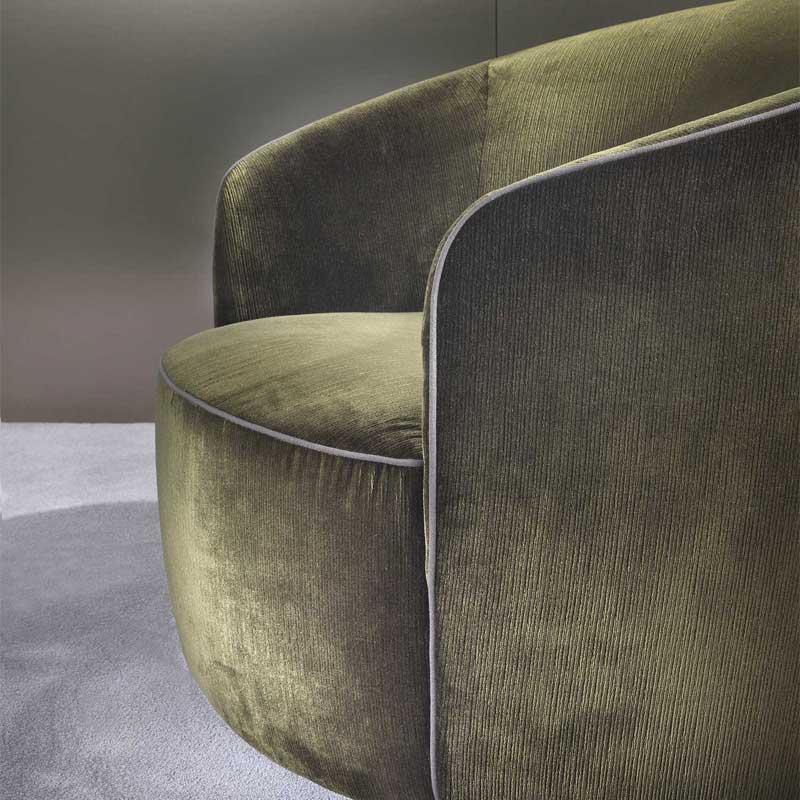 Luxury Moon Lounge Armchair Modern Italian Style for Villa