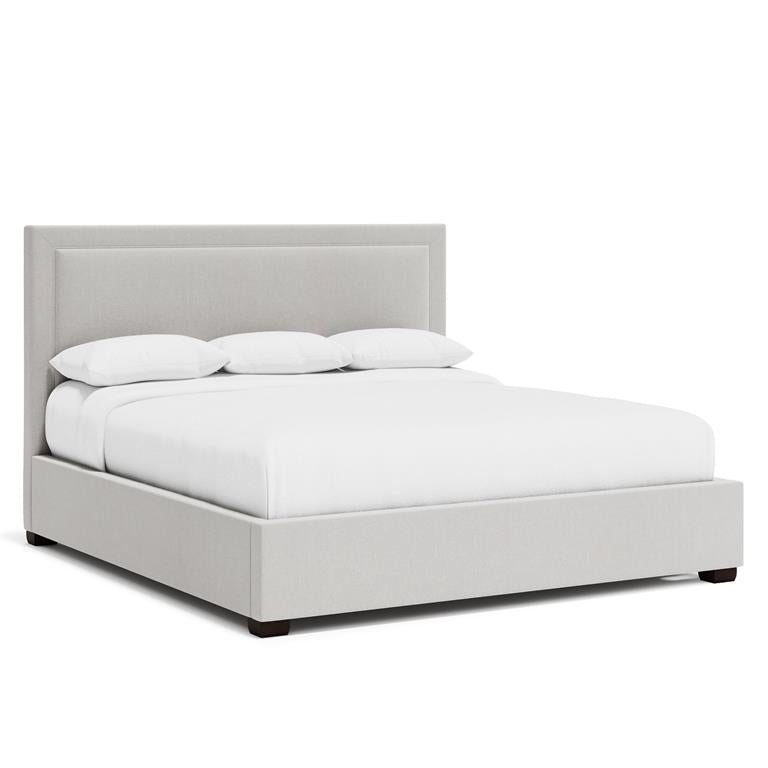 Luxury Morgan Fabric Panel Bed Modern Italian Style for Villa