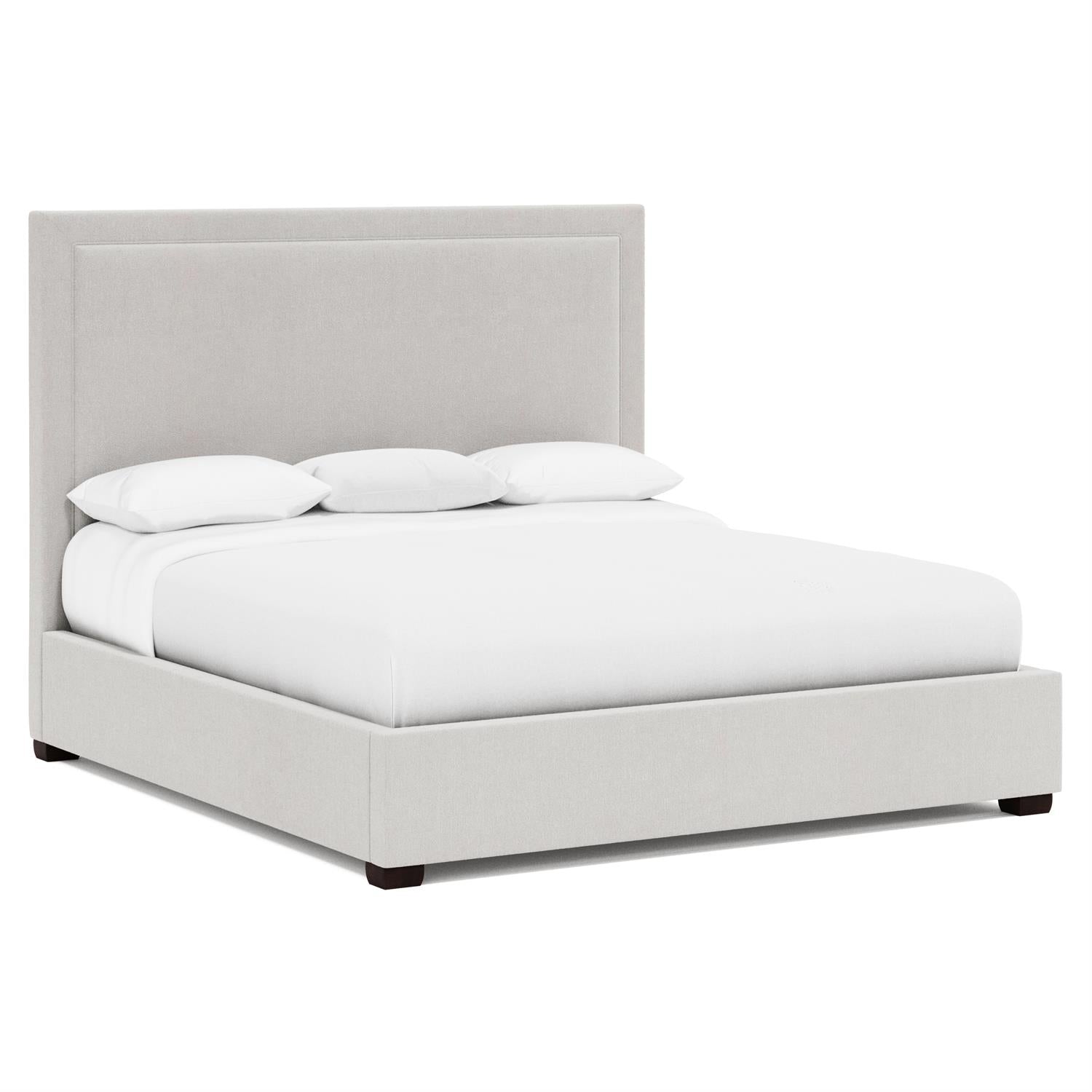Luxury Morgan Fabric Panel Bed Modern Italian Style for Villa