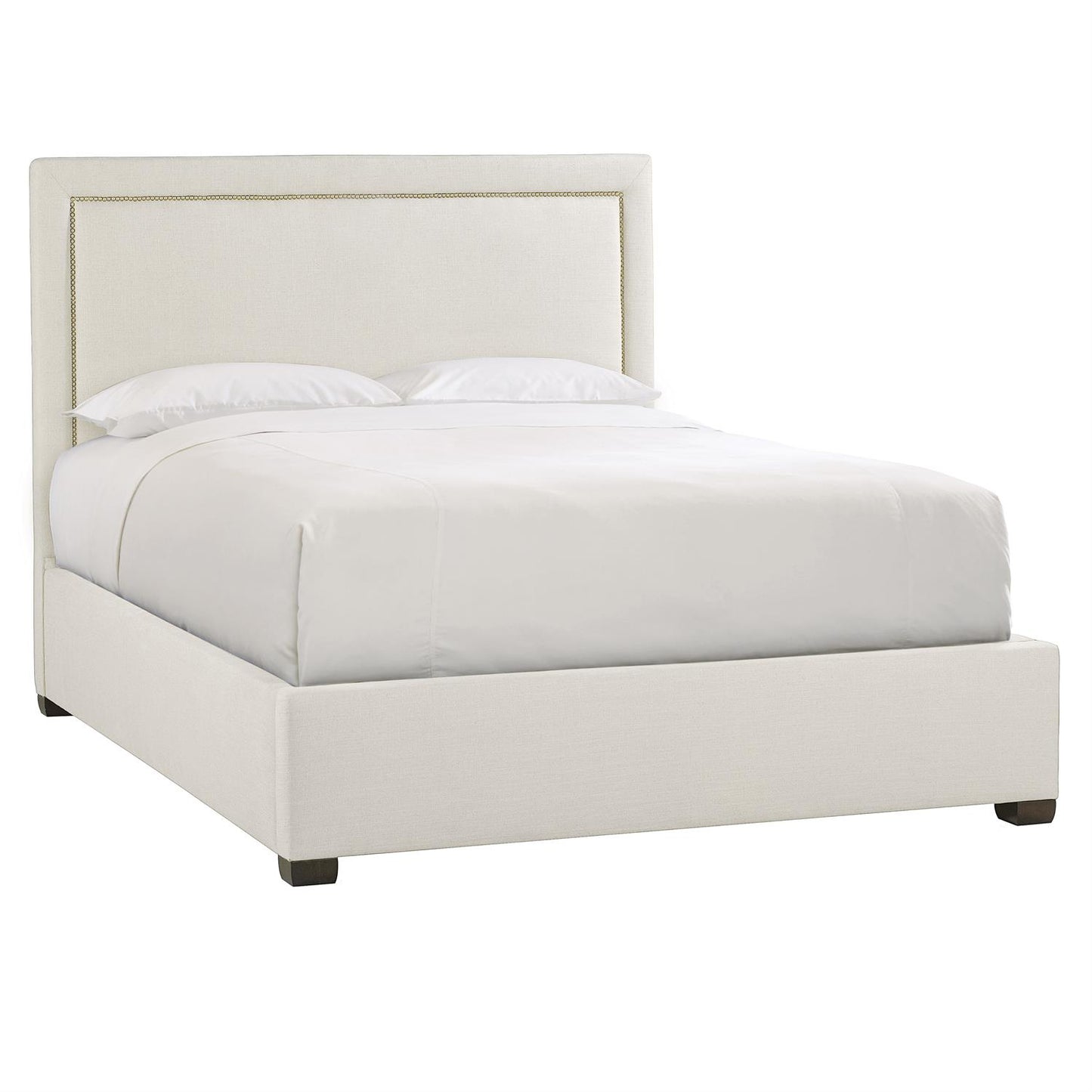 Luxury Morgan Fabric Panel Bed Modern Italian Style for Villa