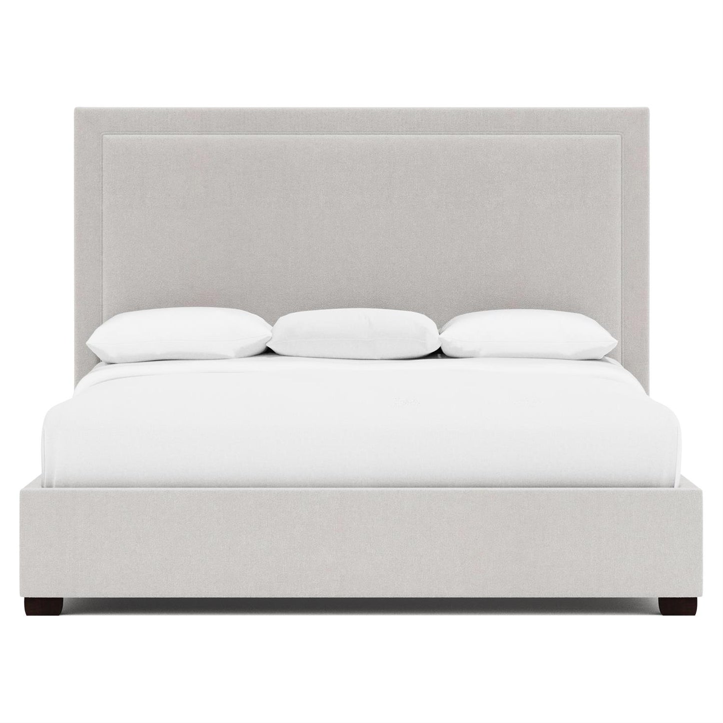 Luxury Morgan Fabric Panel Bed Modern Italian Style for Villa