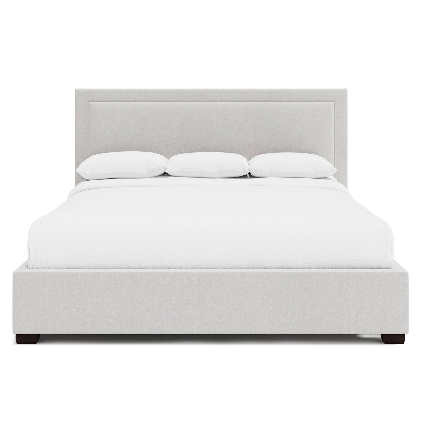 Luxury Morgan Fabric Panel Bed Modern Italian Style for Villa