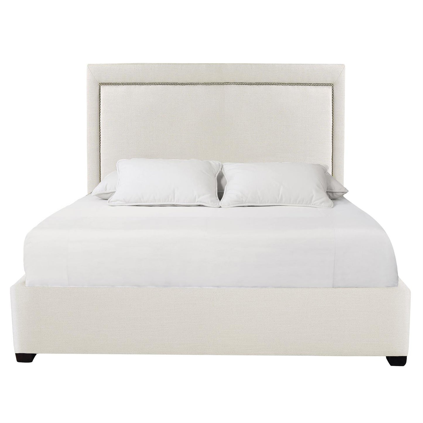 Luxury Morgan Fabric Panel Bed Modern Italian Style for Villa