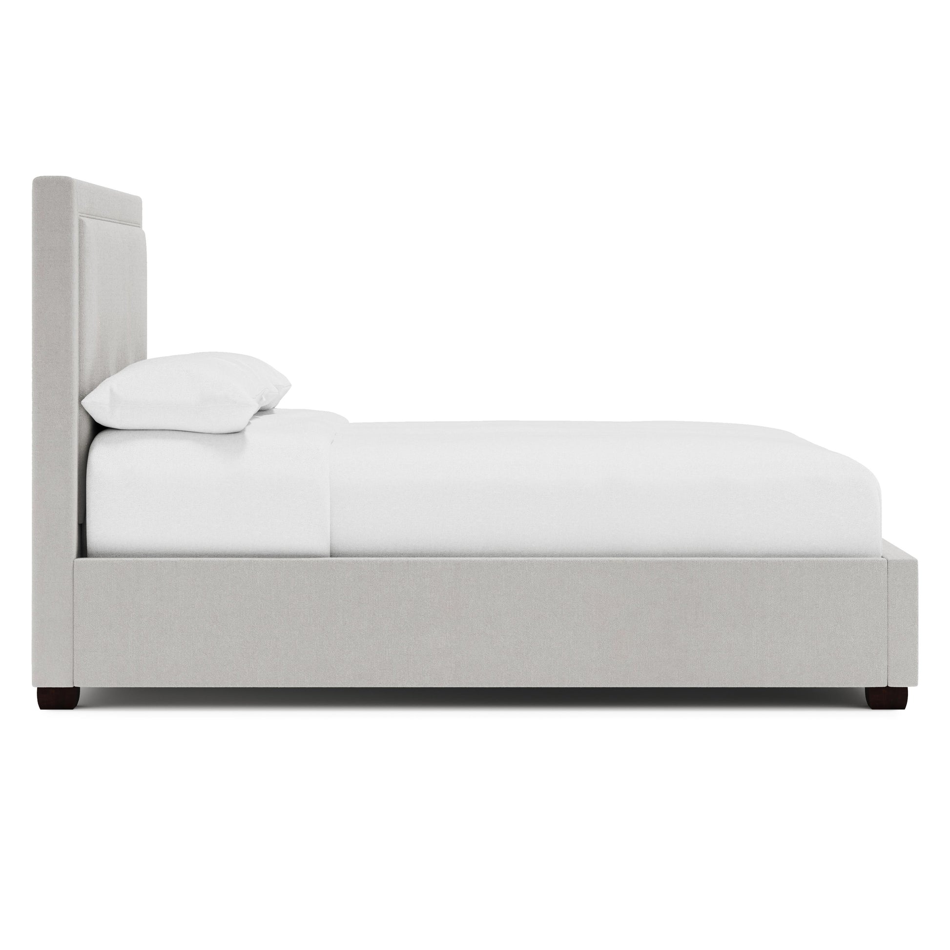 Luxury Morgan Fabric Panel Bed Modern Italian Style for Villa