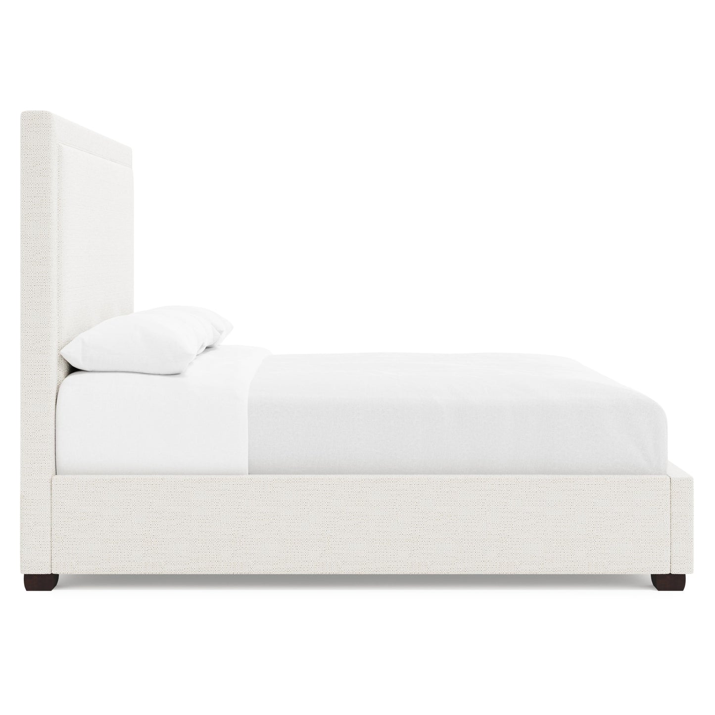 Luxury Morgan Fabric Storage Panel Bed Modern Italian Style for Villa