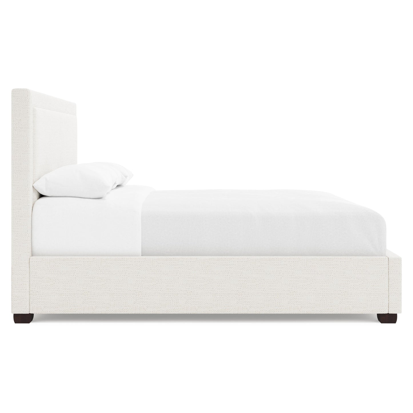 Luxury Morgan Fabric Storage Panel Bed Modern Italian Style for Villa