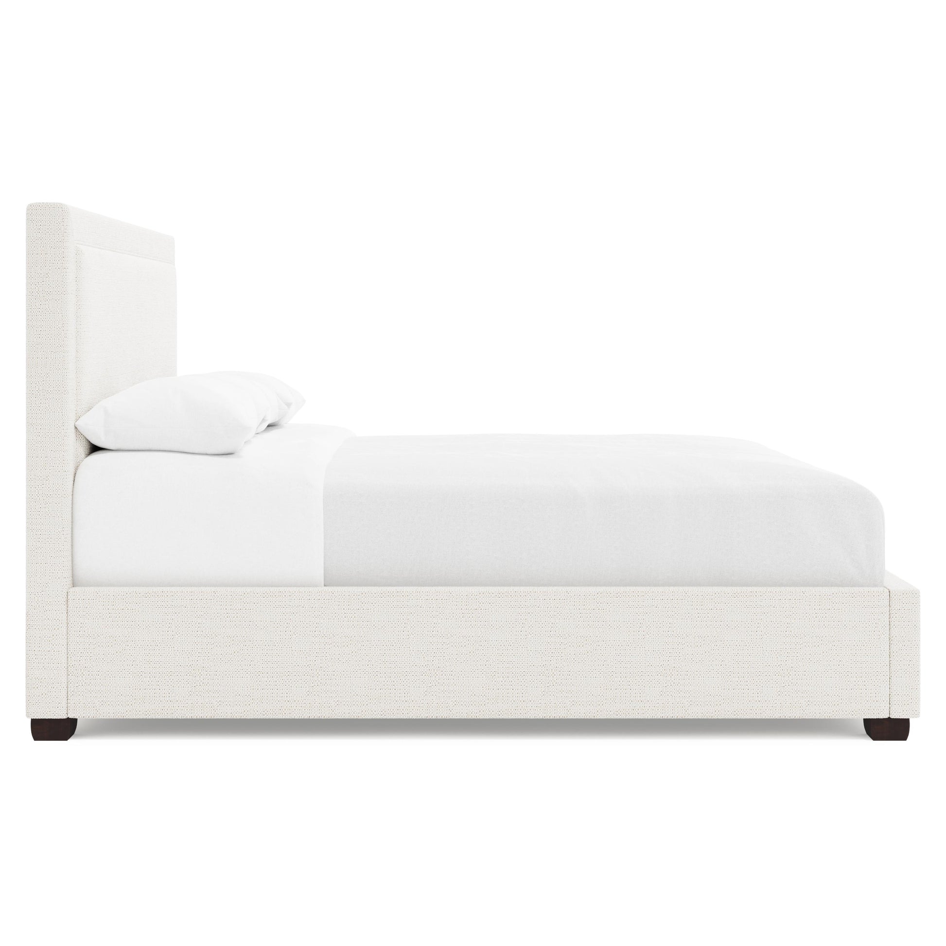 Luxury Morgan Fabric Storage Panel Bed Modern Italian Style for Villa