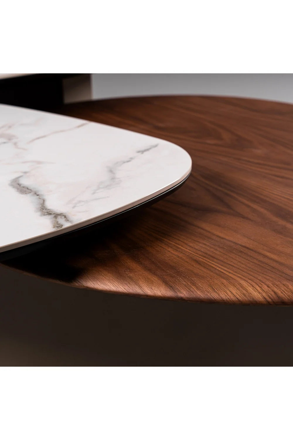 Luxury Multi Tier Ceramic Coffee Table Modern Italian Style for Villa