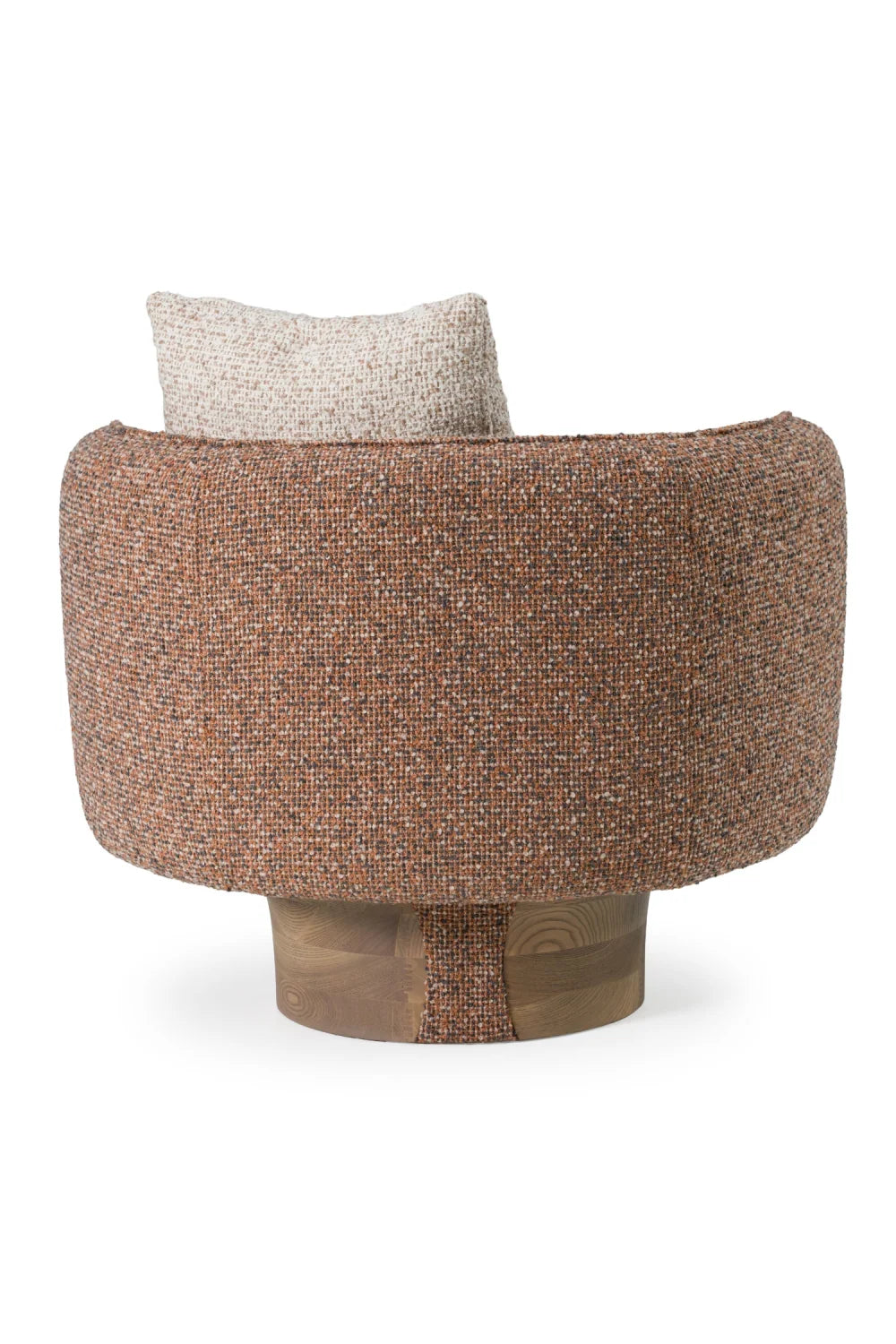 Luxury Multicolored Boucle Accent Chair Modern Italian Style for Villa