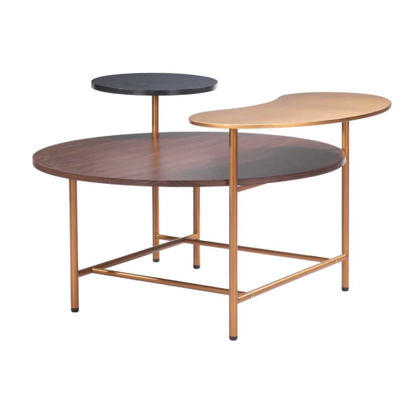 Luxury Multicolored Wooden Coffee Table Modern Italian Style for Villa