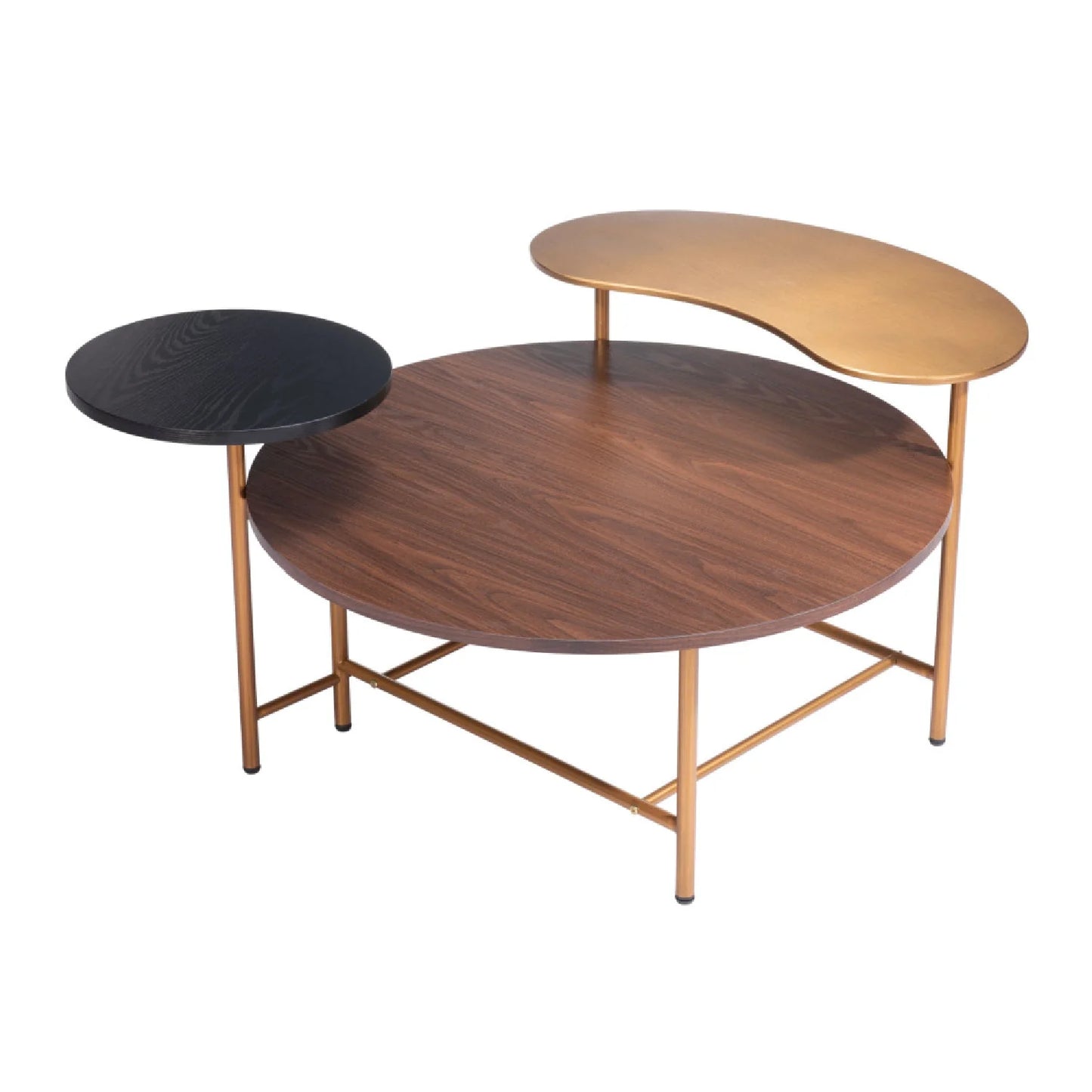 Luxury Multicolored Wooden Coffee Table Modern Italian Style for Villa