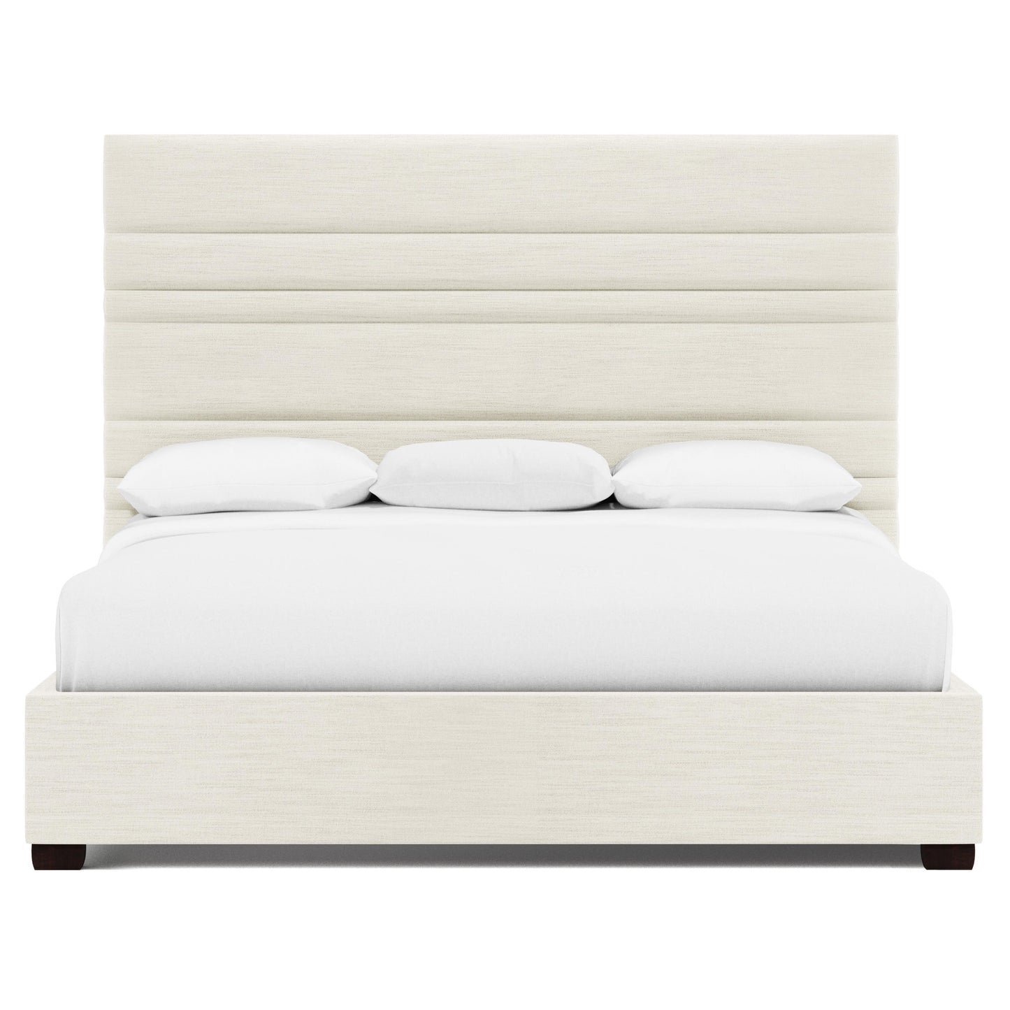 Luxury Murray Fabric Panel Bed Modern Italian Style for Villa