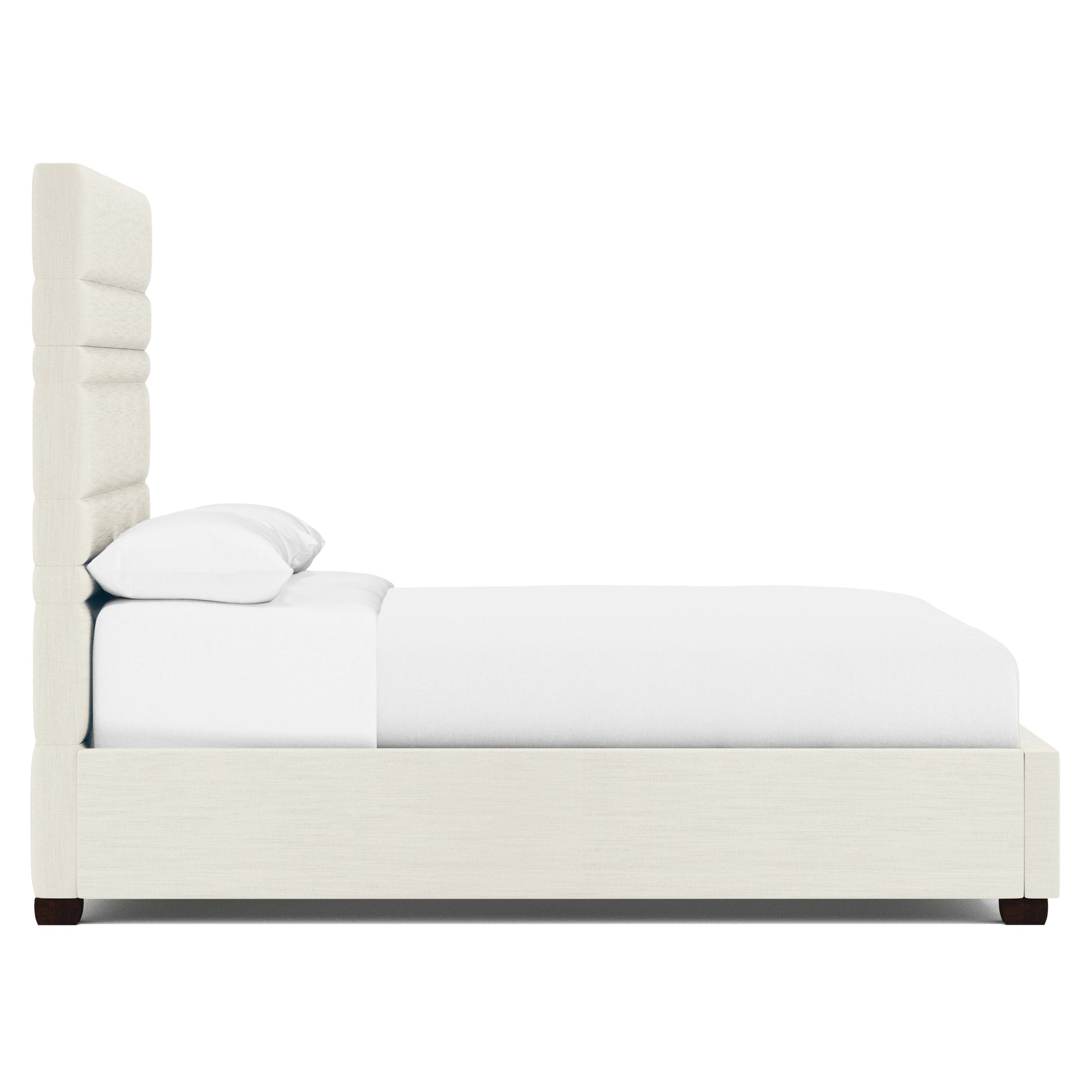 Luxury Murray Fabric Panel Bed Modern Italian Style for Villa