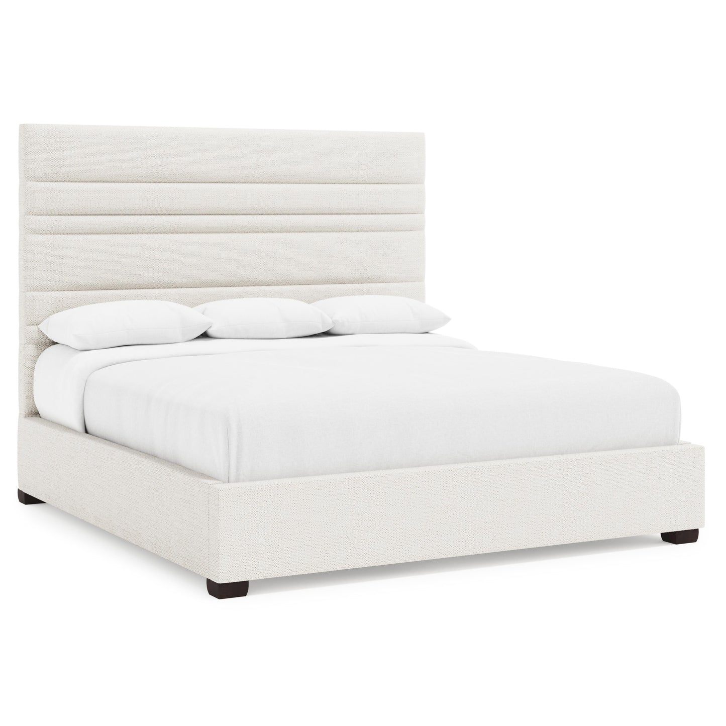 Luxury Murray Fabric Storage Panel Bed Modern Italian Style for Villa