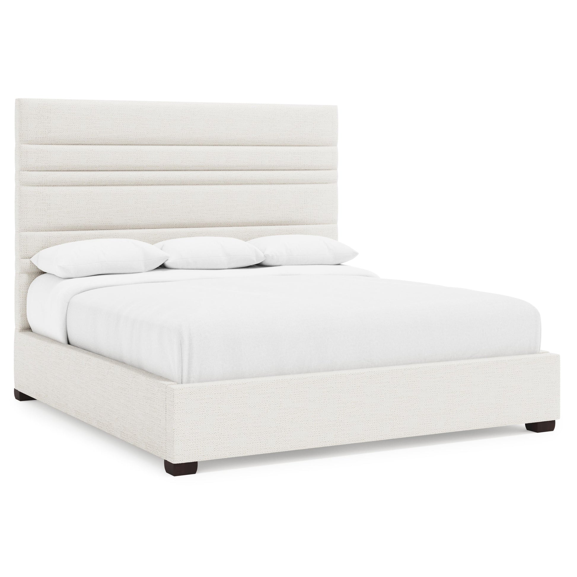 Luxury Murray Fabric Storage Panel Bed Modern Italian Style for Villa
