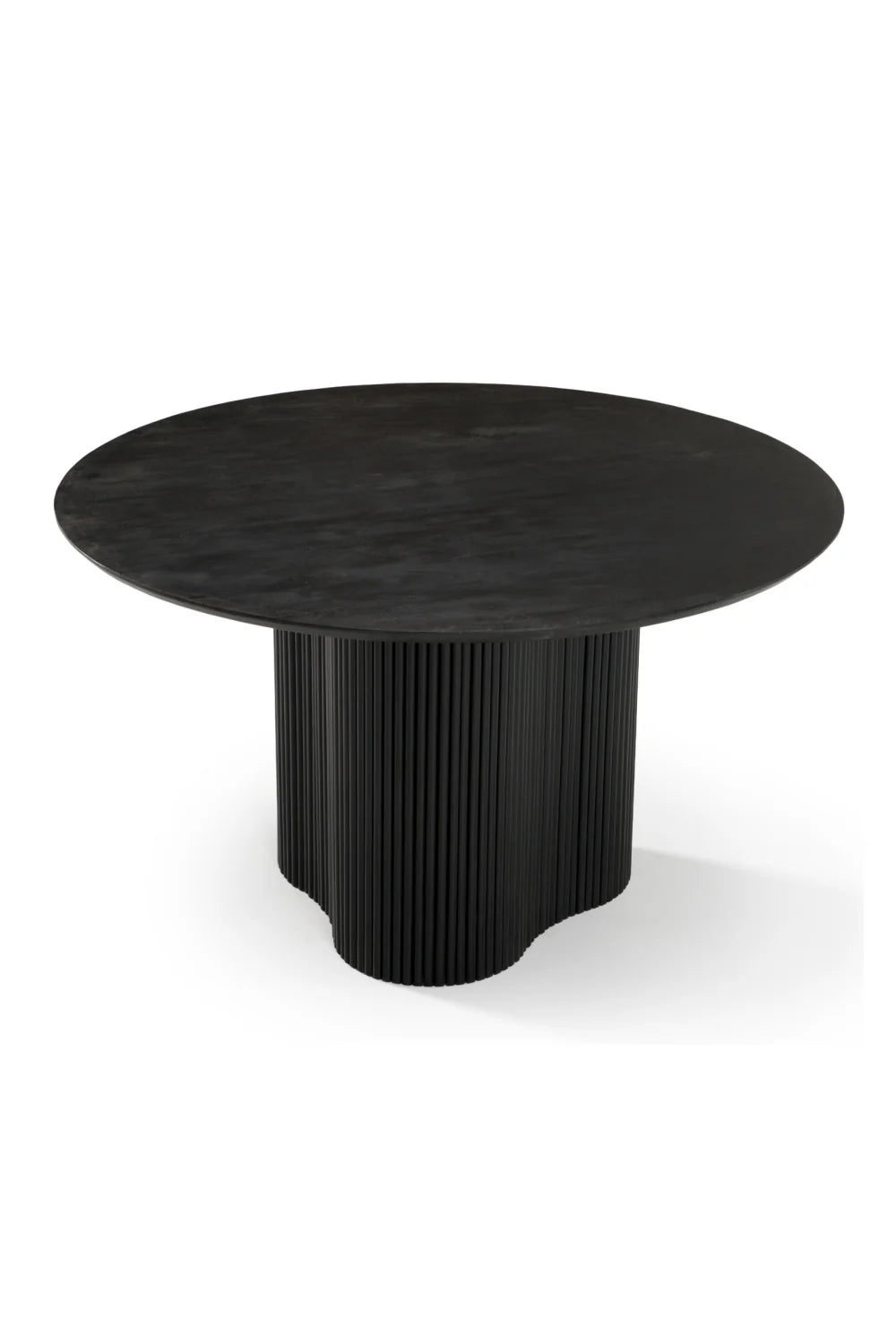 Luxury Myra Wood Round Dining Table Modern Italian Style for Villa
