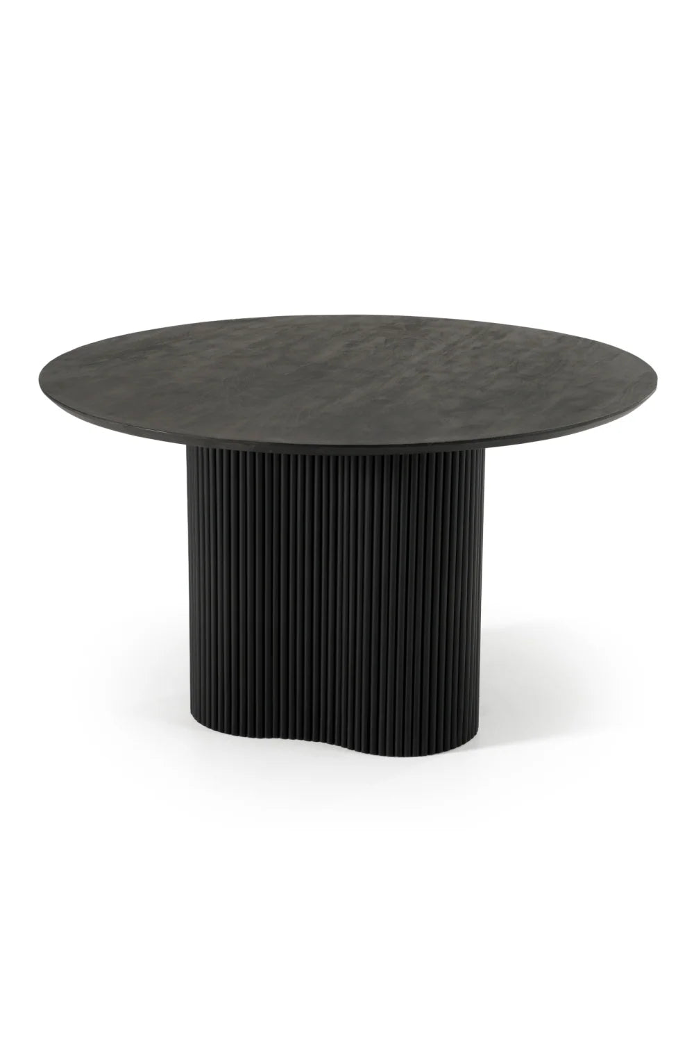 Luxury Myra Wood Round Dining Table Modern Italian Style for Villa