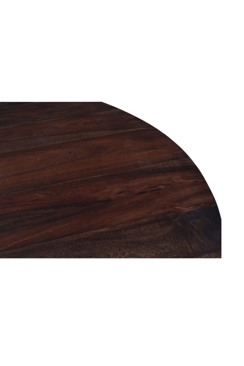 Luxury Myron Brown Sheesham Round Dining Table Modern Italian Style for Villa