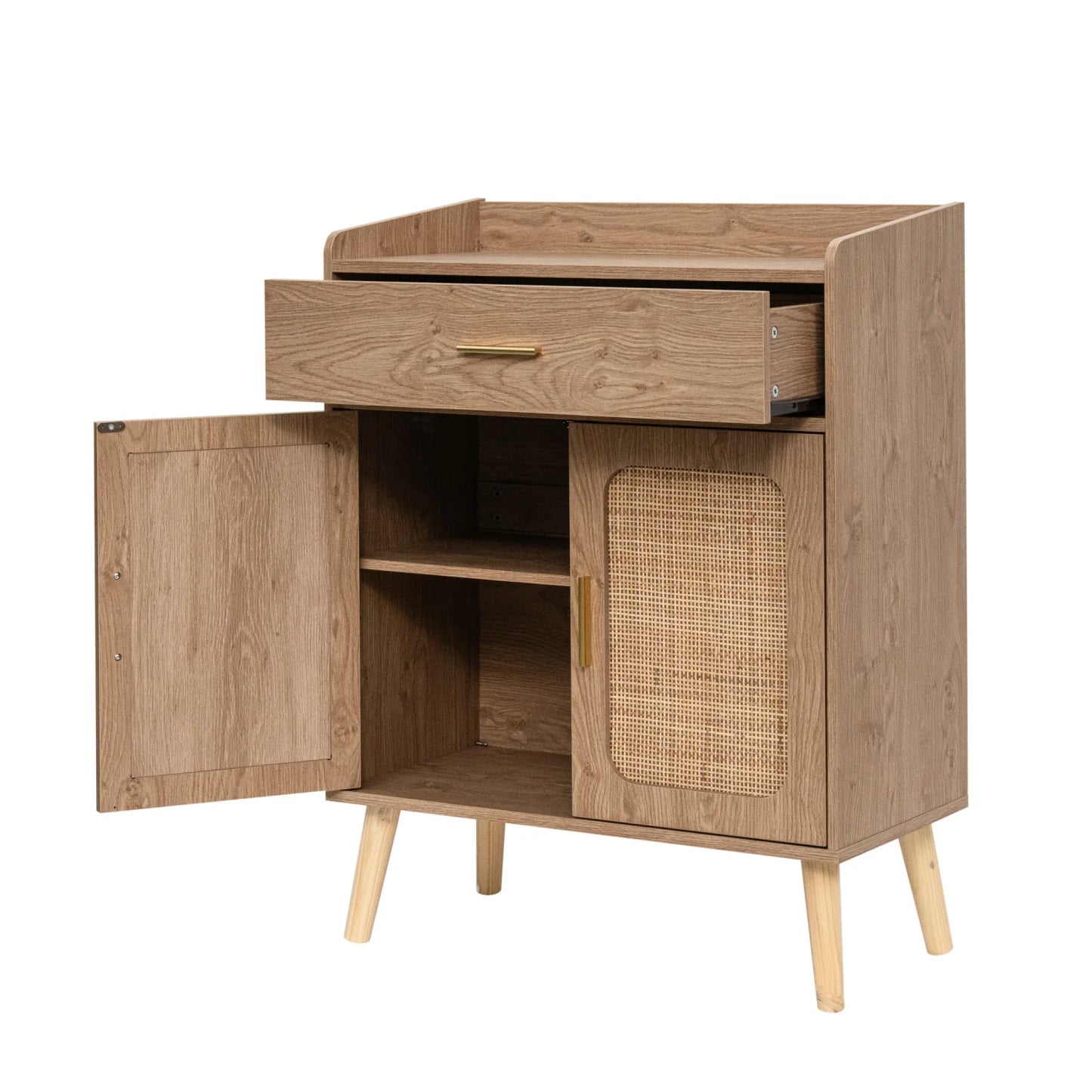 Luxury Natural 2-Door Sideboard European Style for Villa