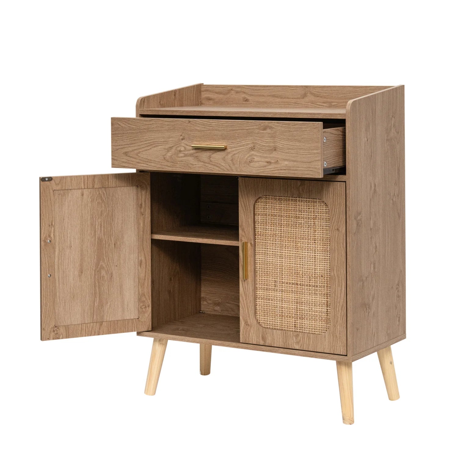 Luxury Natural 2-Door Sideboard European Style for Villa