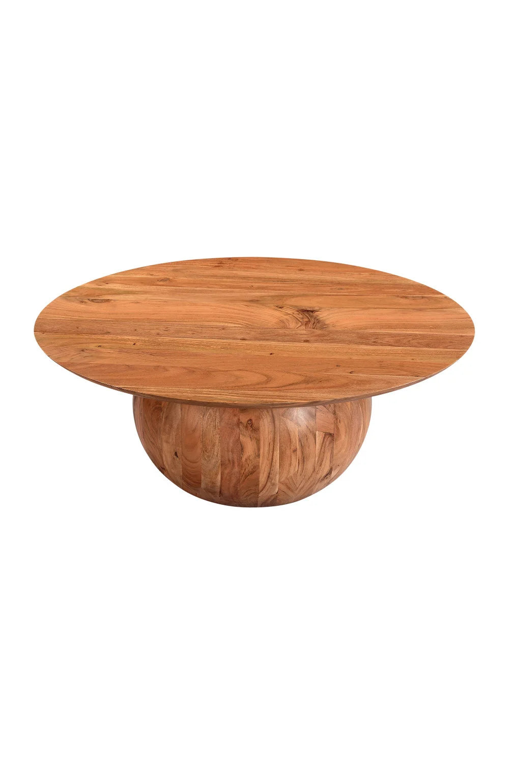 Luxury Natural Acacia Coffee Table Modern Italian Style for Villa