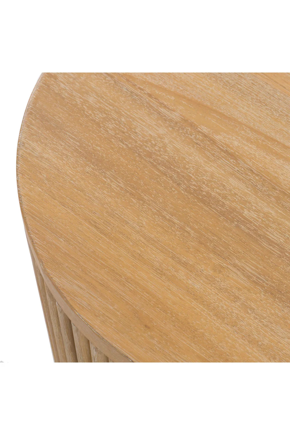 Luxury Natural Acacia Wood Console Table Modern Italian Style for Villa