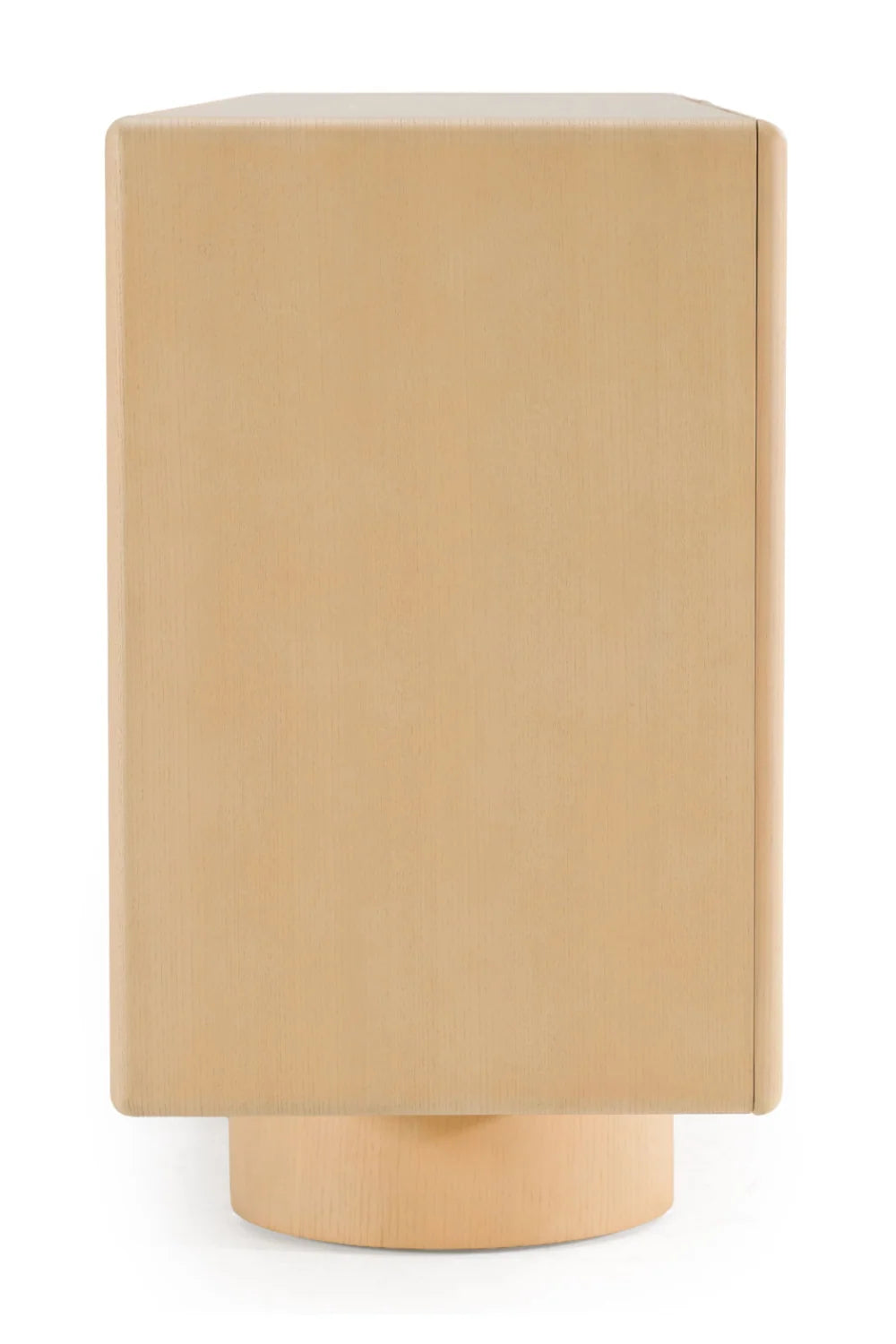 Luxury Natural Ash Rattan Sideboard European Style for Villa