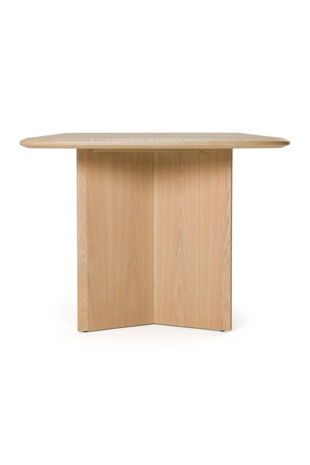 Luxury Natural Ash Rectangular Dining Table Modern Italian Style for Villa