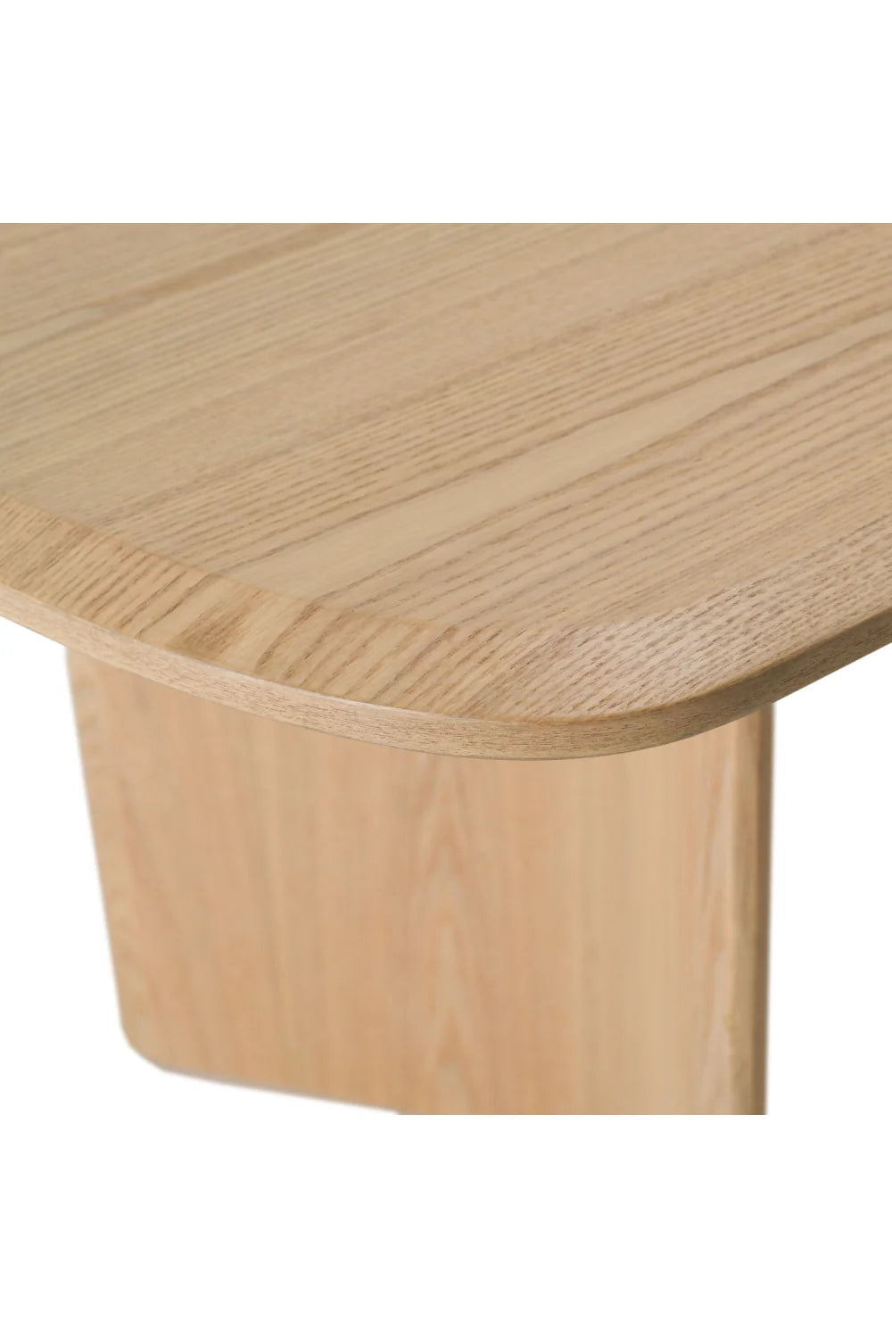Luxury Natural Ash Rectangular Dining Table Modern Italian Style for Villa
