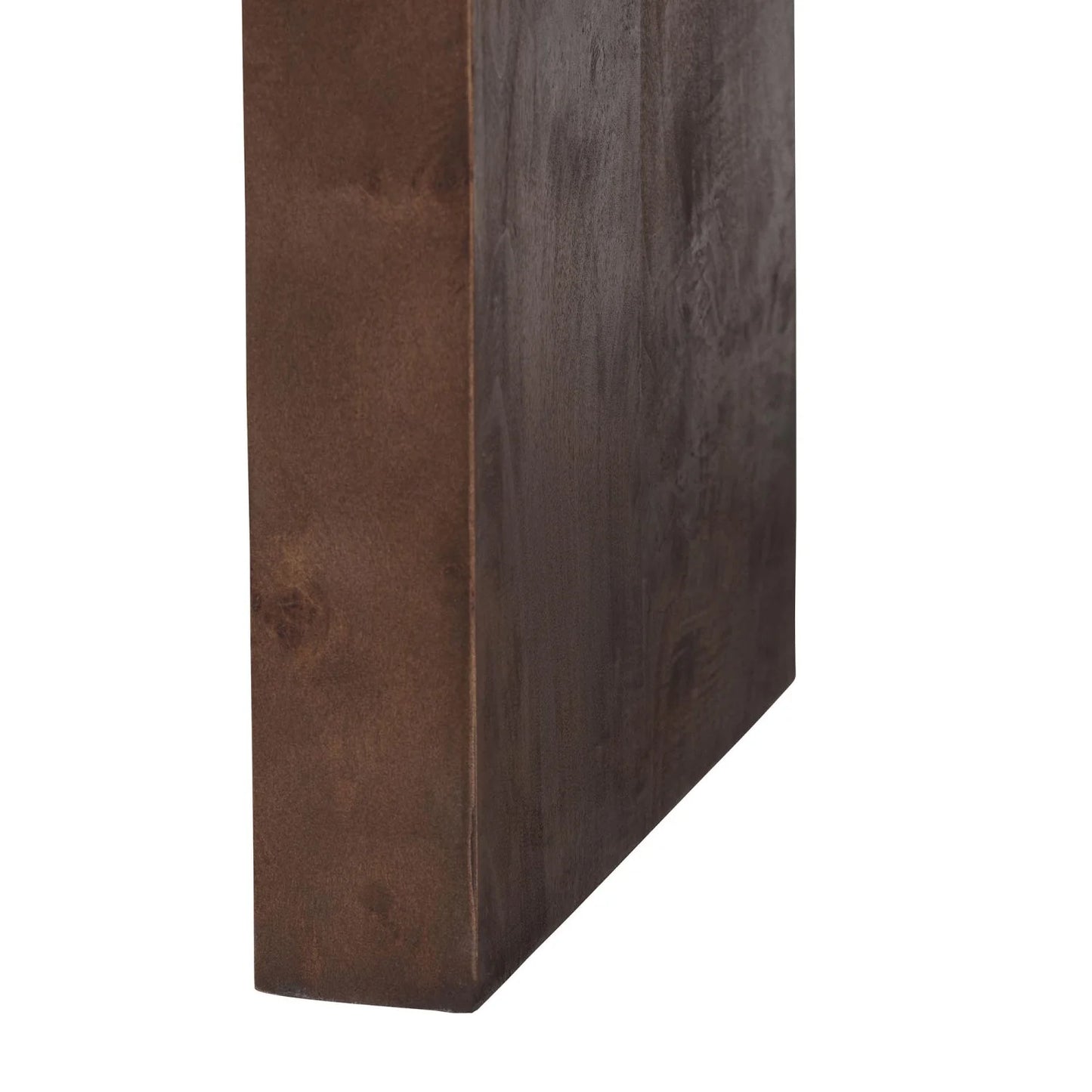 Luxury Natural Burl Wood Waterfall Console Table Modern Italian Style for Villa
