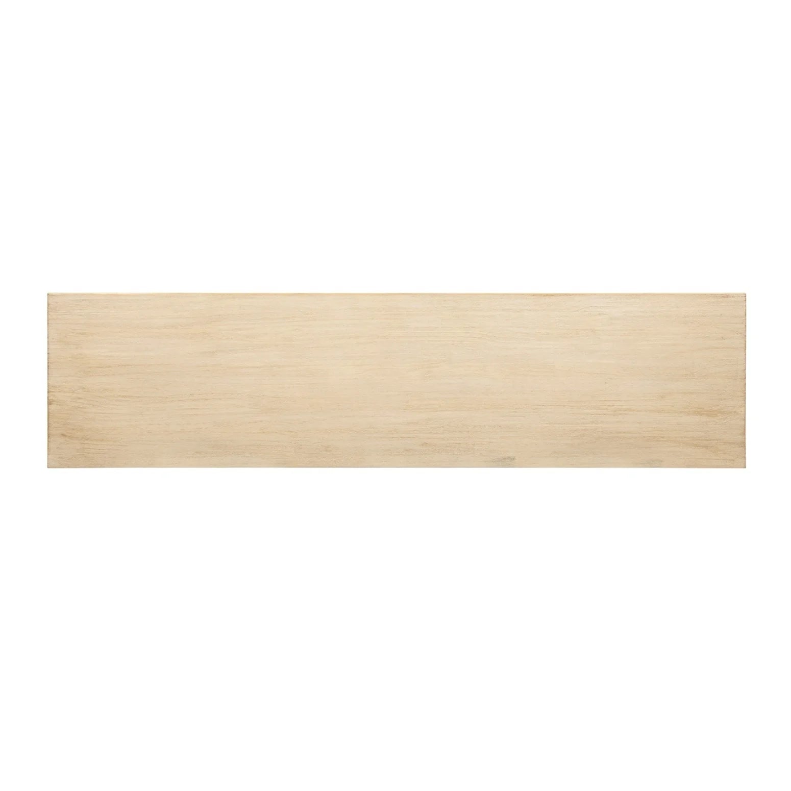 Luxury Natural Cerused Pine 4-Door Sideboard European Style for Villa