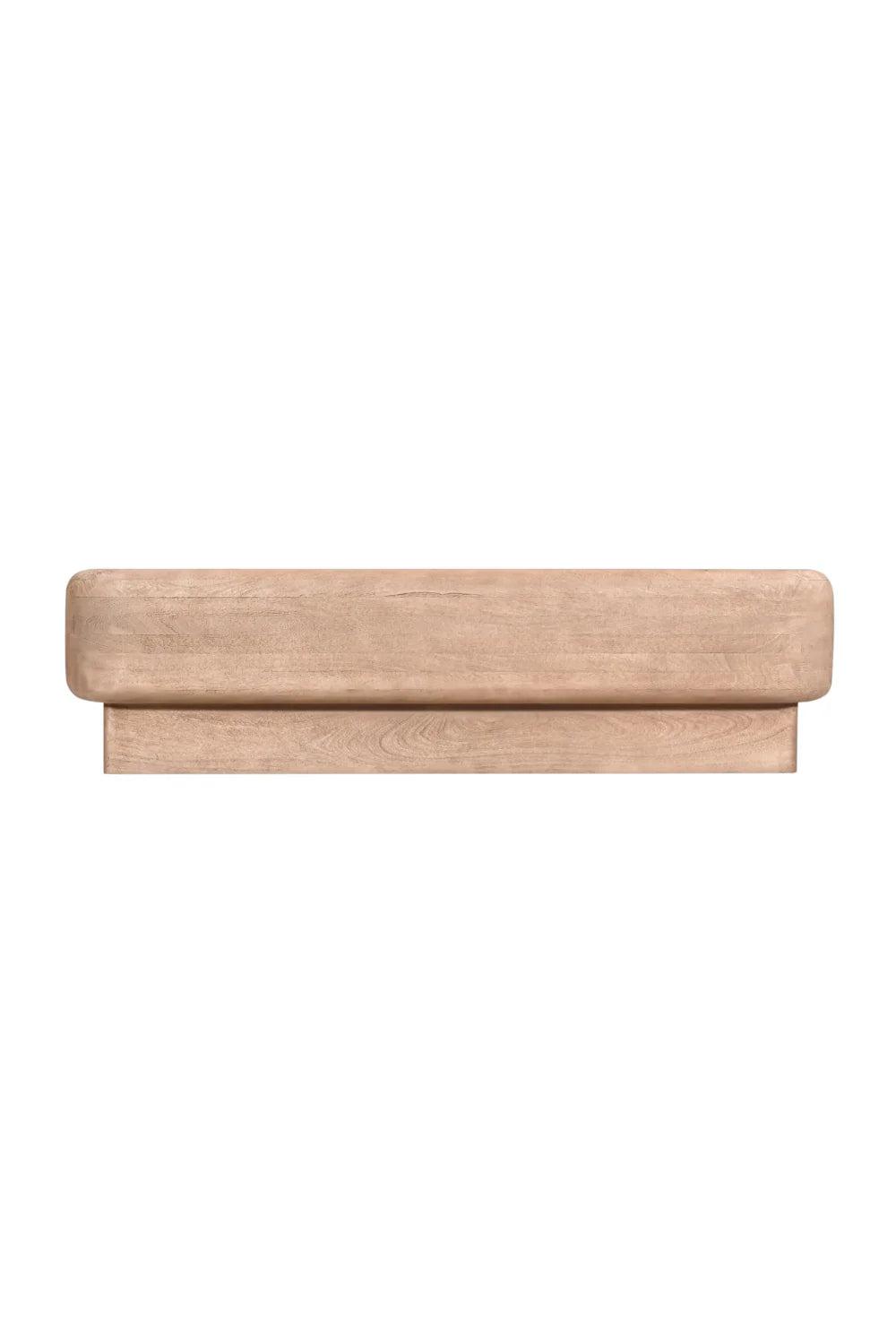Luxury Natural Mango Wood Coffee Table Modern Italian Style for Villa