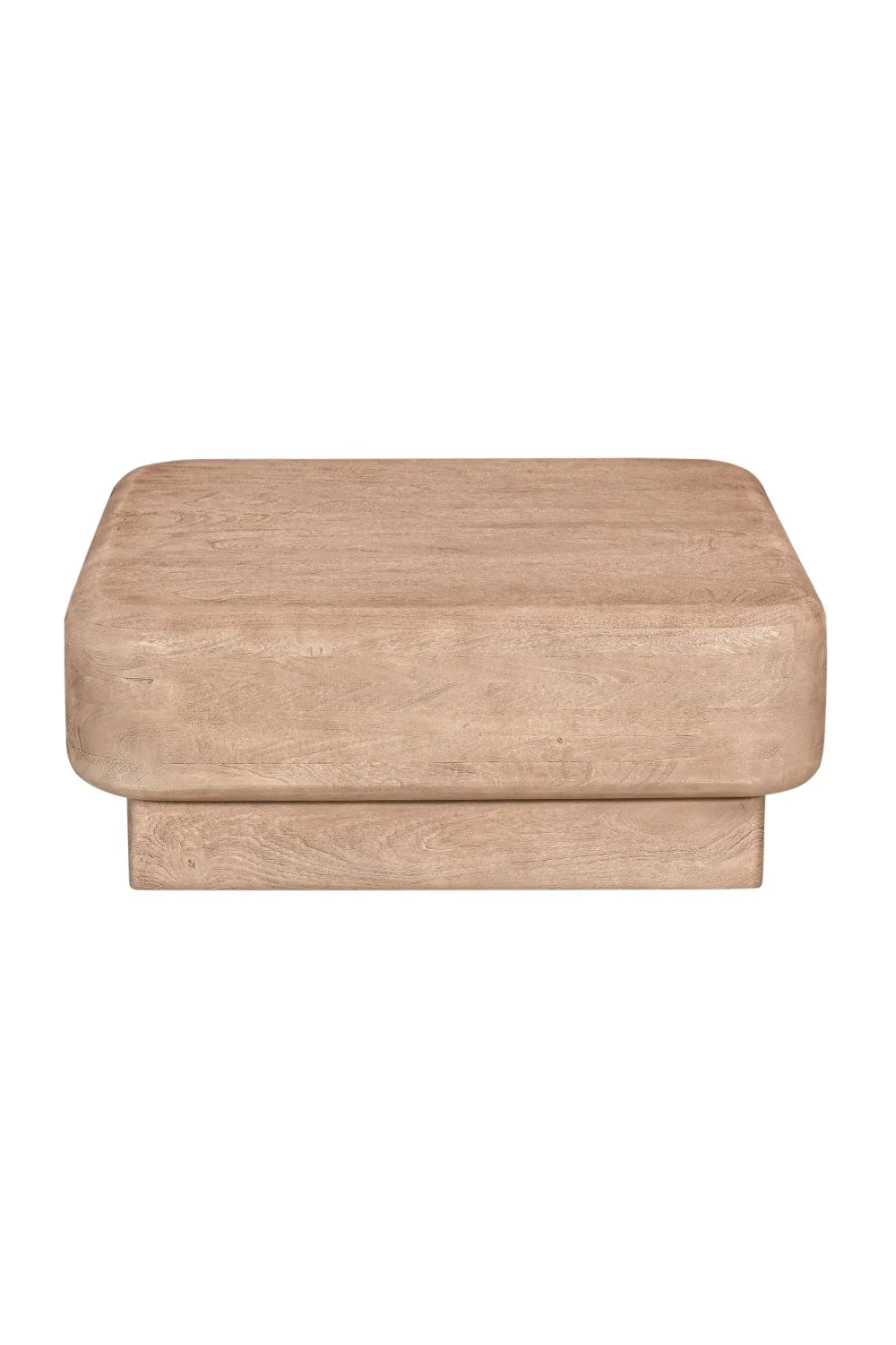 Luxury Natural Mango Wood Coffee Table Modern Italian Style for Villa
