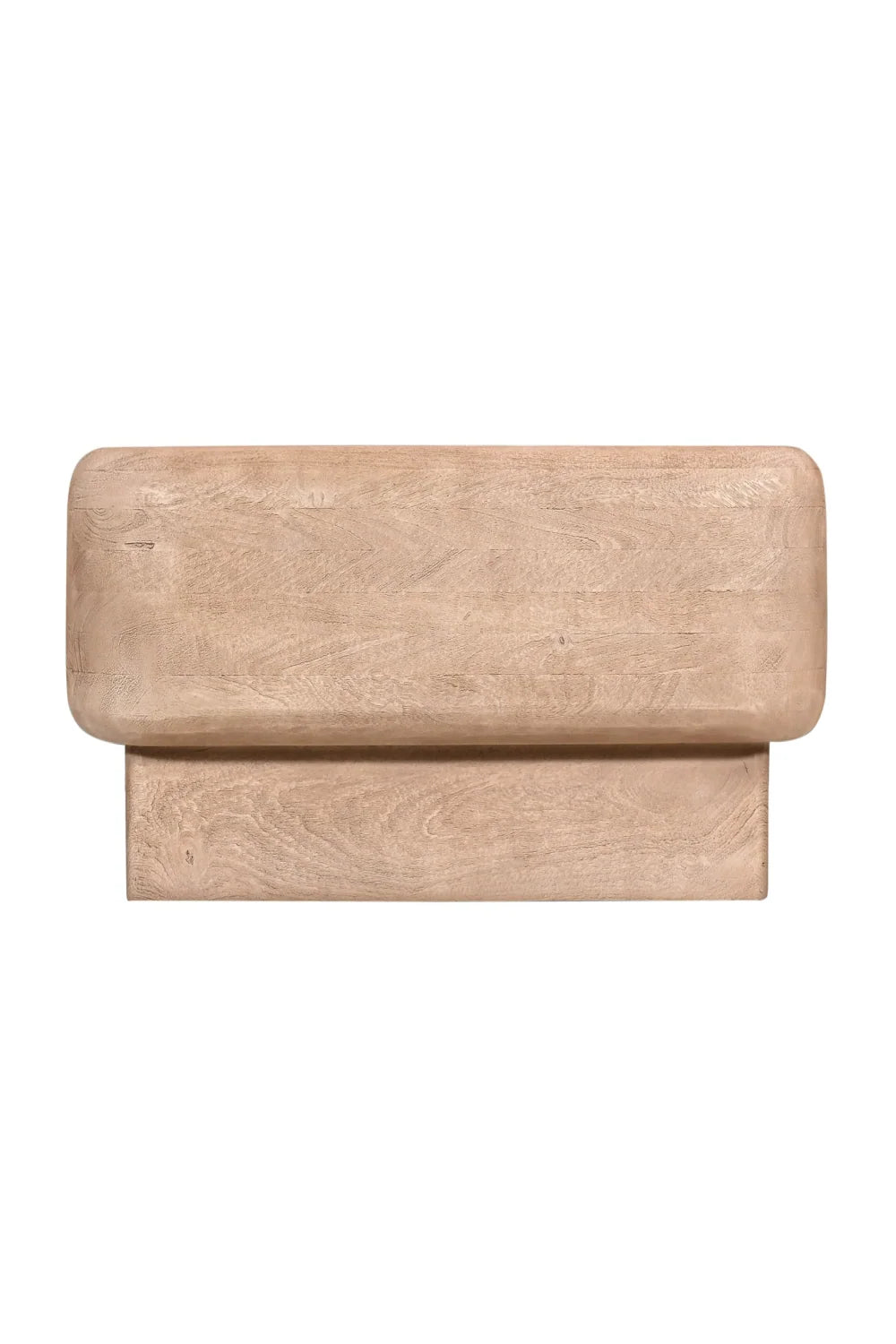 Luxury Natural Mango Wood Coffee Table Modern Italian Style for Villa