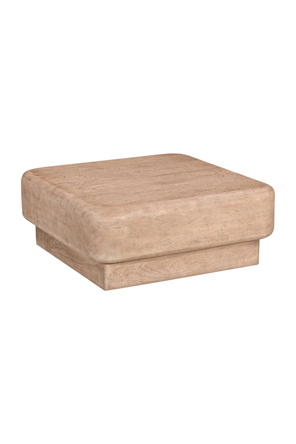 Luxury Natural Mango Wood Coffee Table Modern Italian Style for Villa