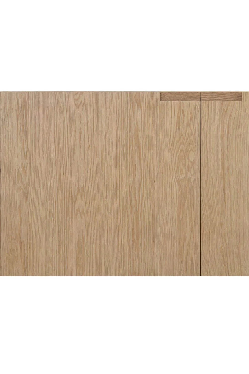 Luxury Natural Oak 4-Door Sideboard European Style for Villa